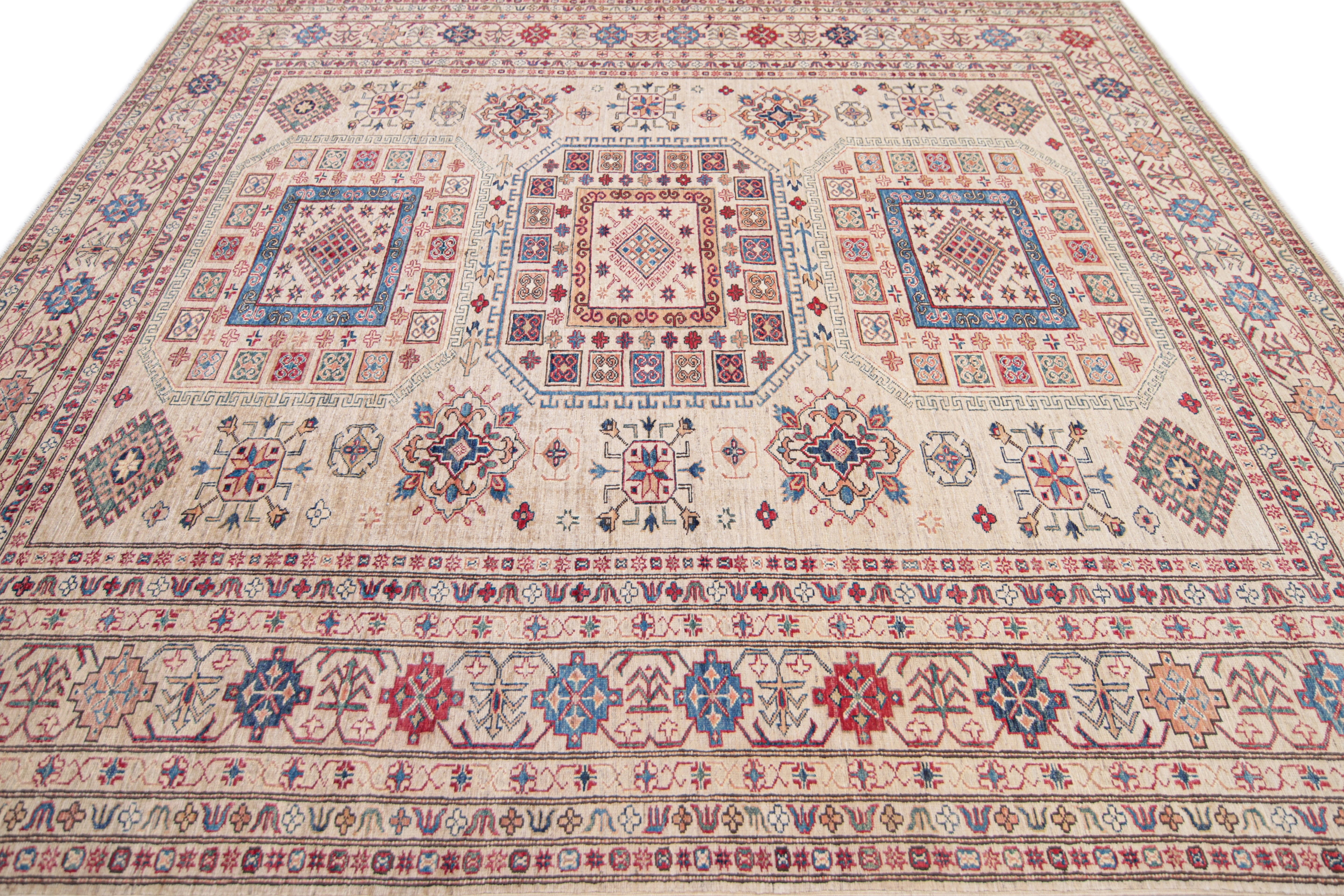 Supreme Kazak Beige Rug PC 55305 - 3.04m X 2.53m