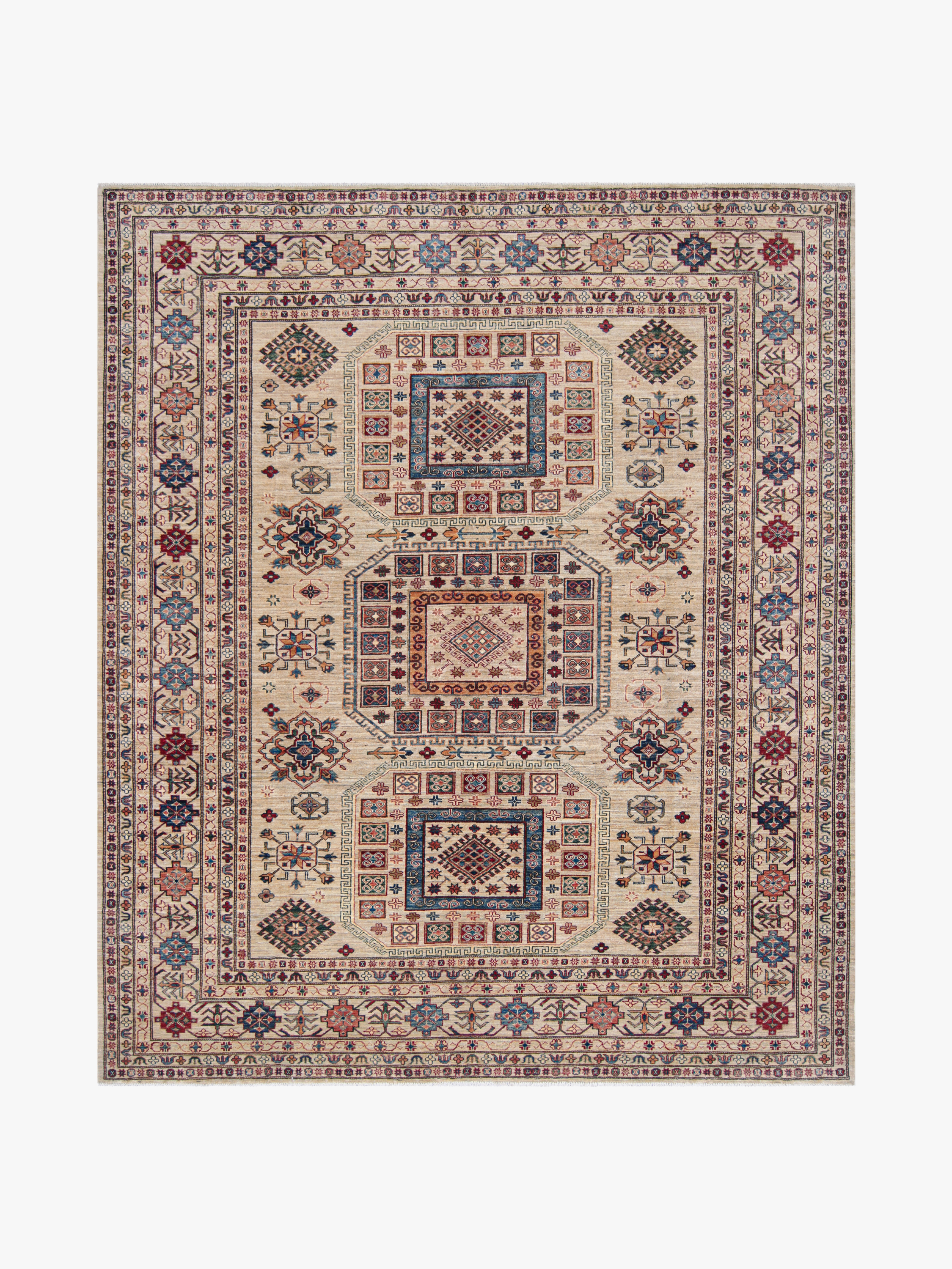 Supreme Kazak Beige Rug PC 55305 - 3.04m X 2.53m