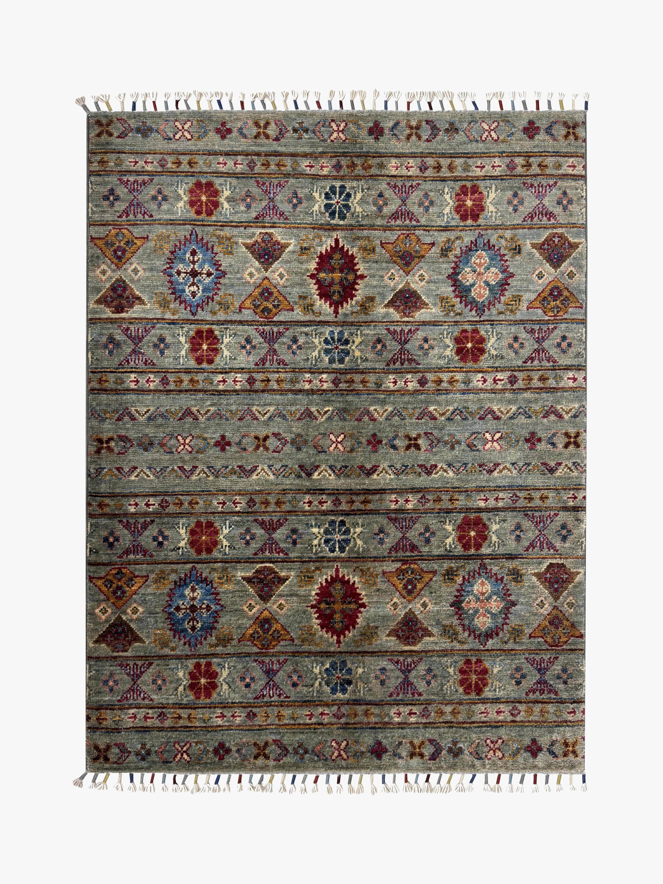 Khurjeen Grey Rug PC 57411 - 1.18m X 0.88m