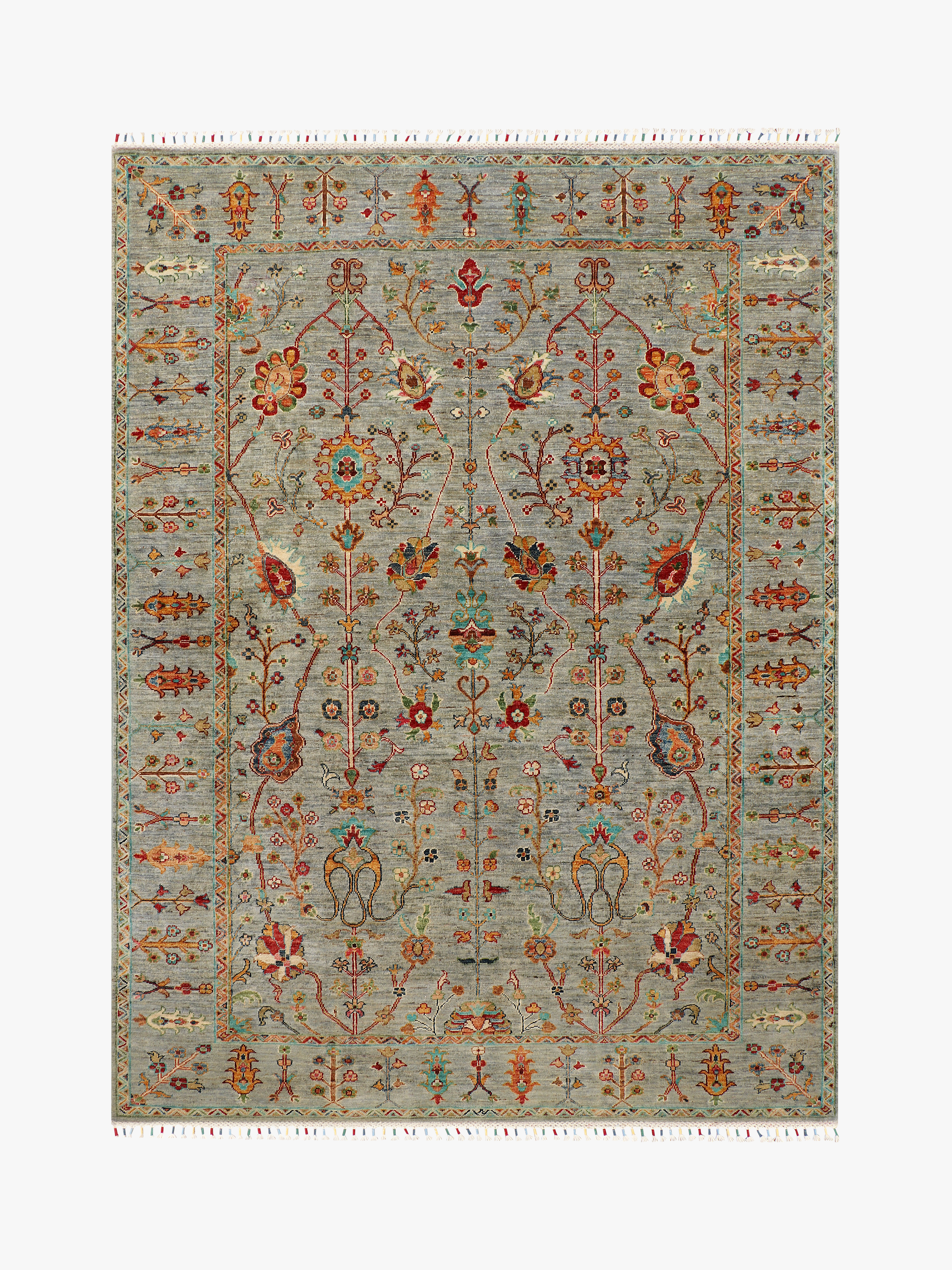 Sultani Grey Rug PC 53987 - 2.42m X 1.75m