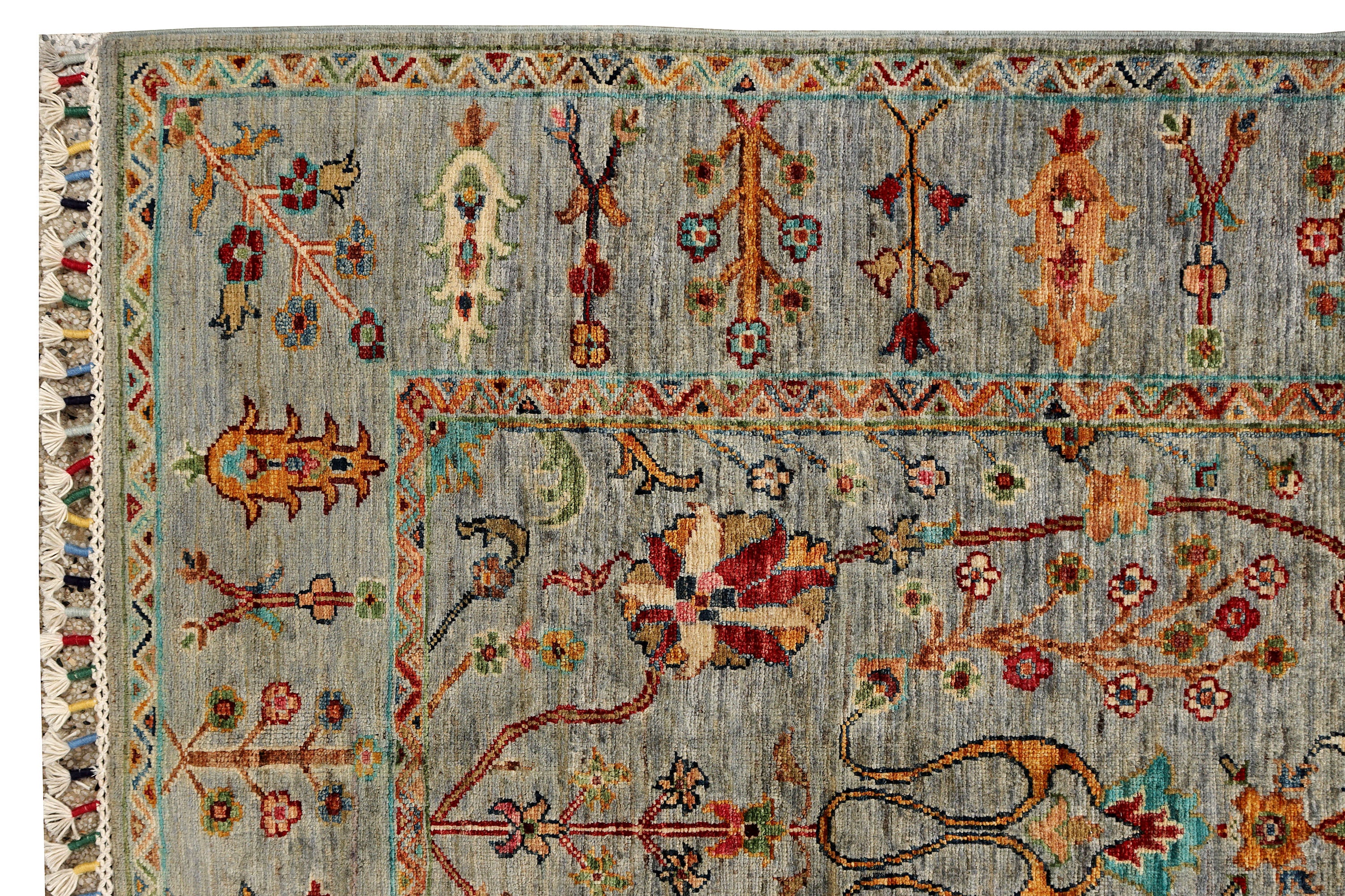 Sultani Grey Rug PC 53987 - 2.42m X 1.75m