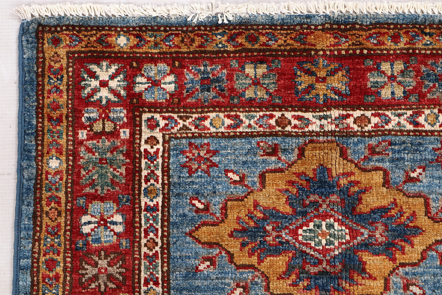 Supreme Kazak Blue Rug PC 55415 - 0.93m X 0.64m