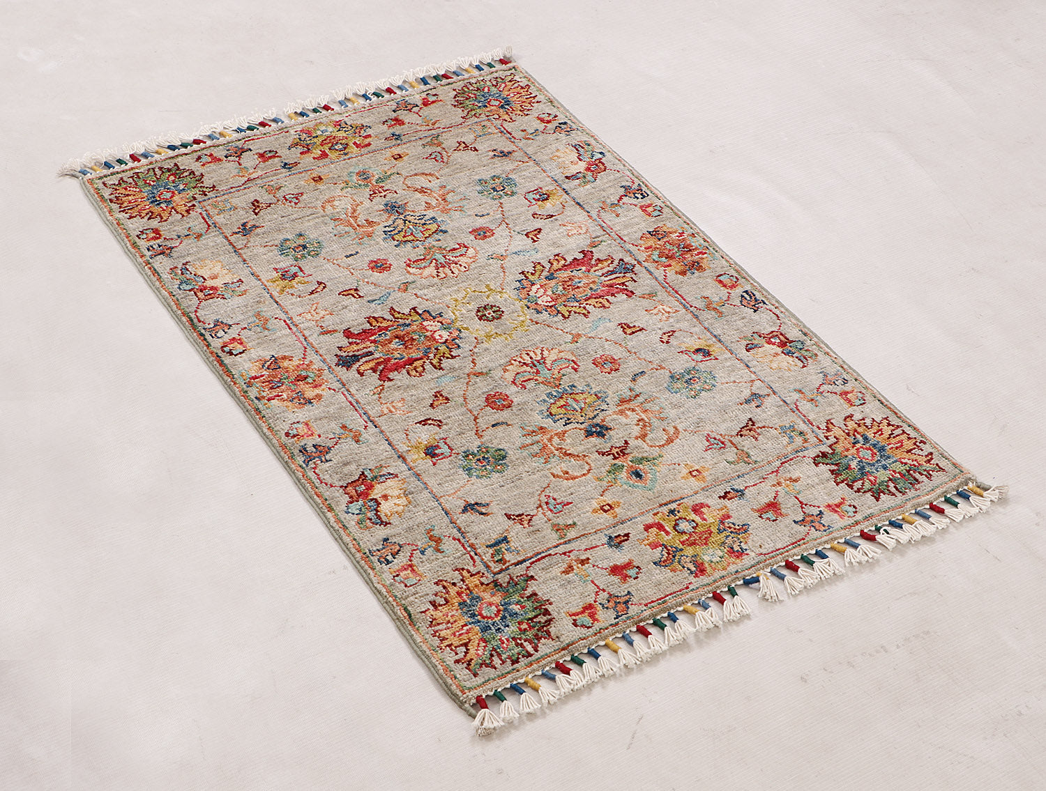 Sultani Grey Rug PC 55425 - 0.91m X 0.62m