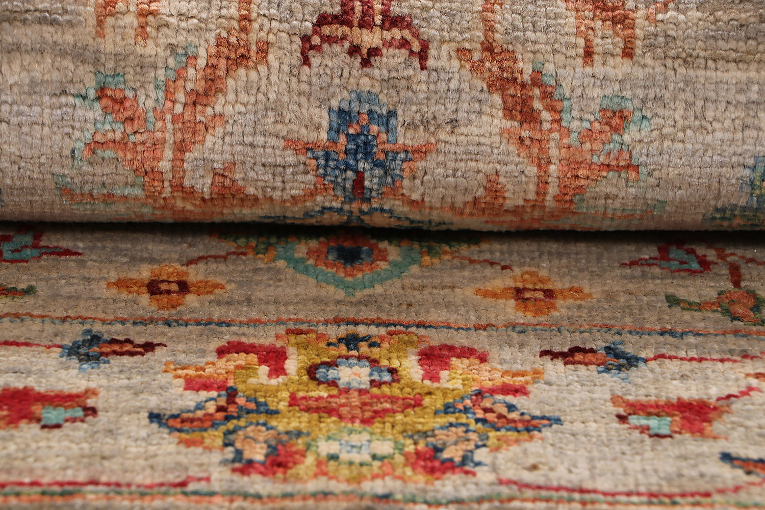 Sultani Grey Rug PC 55425 - 0.91m X 0.62m