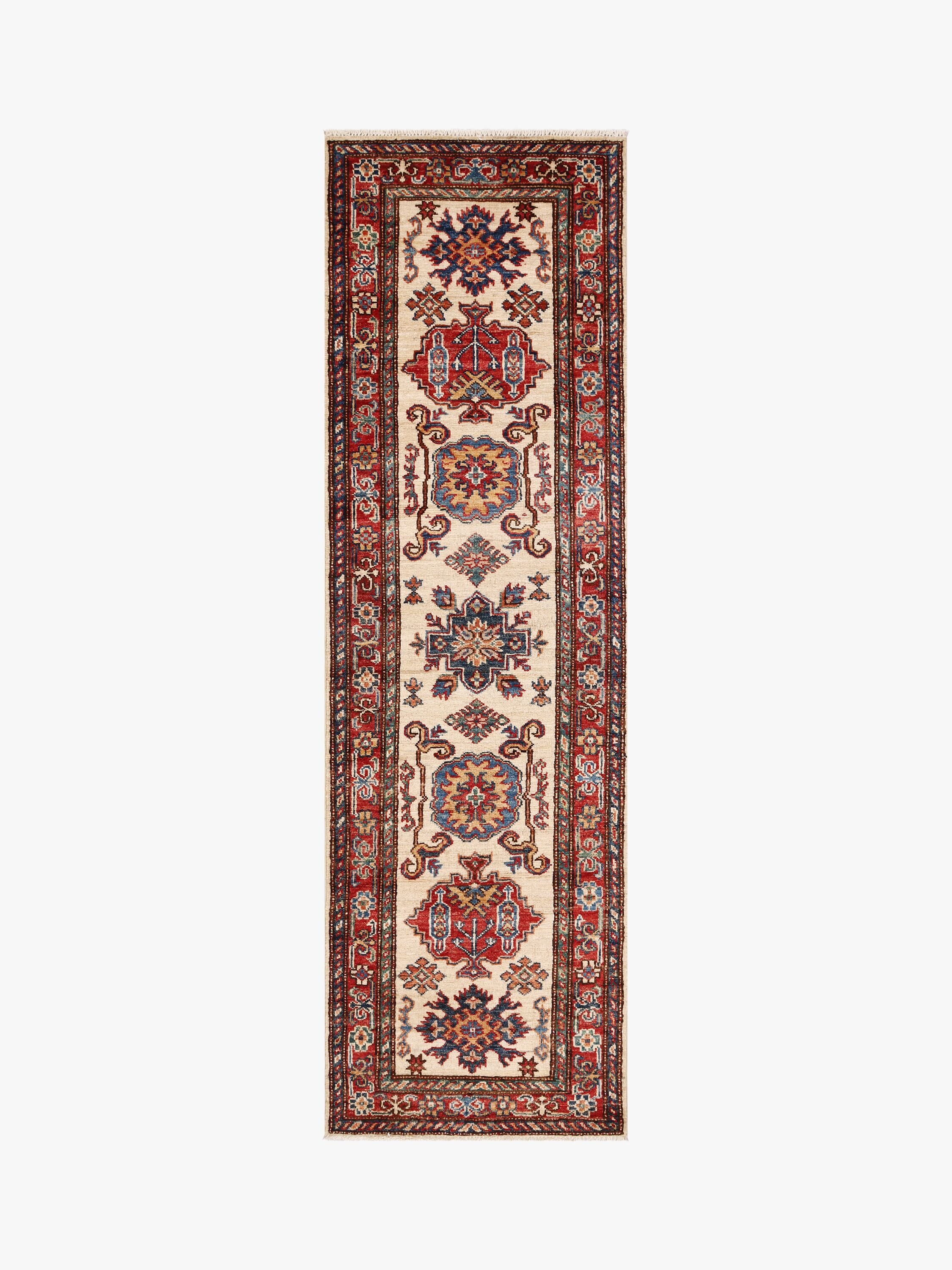 Supreme Kazak Ivory Rug PC 55422 - 1.95m X 0.60m