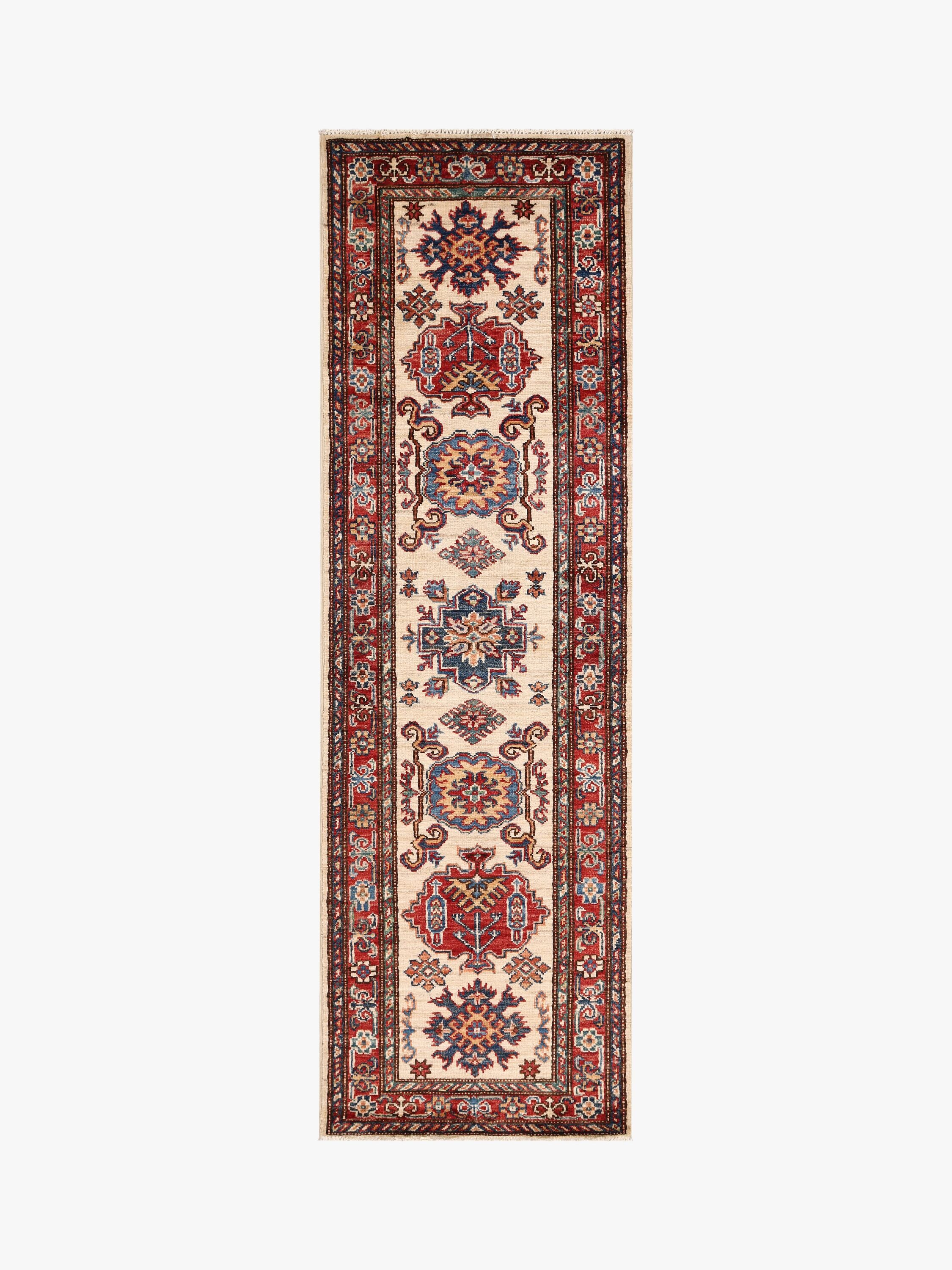 Supreme Kazak Ivory Rug PC 55424 - 1.95m X 0.62m