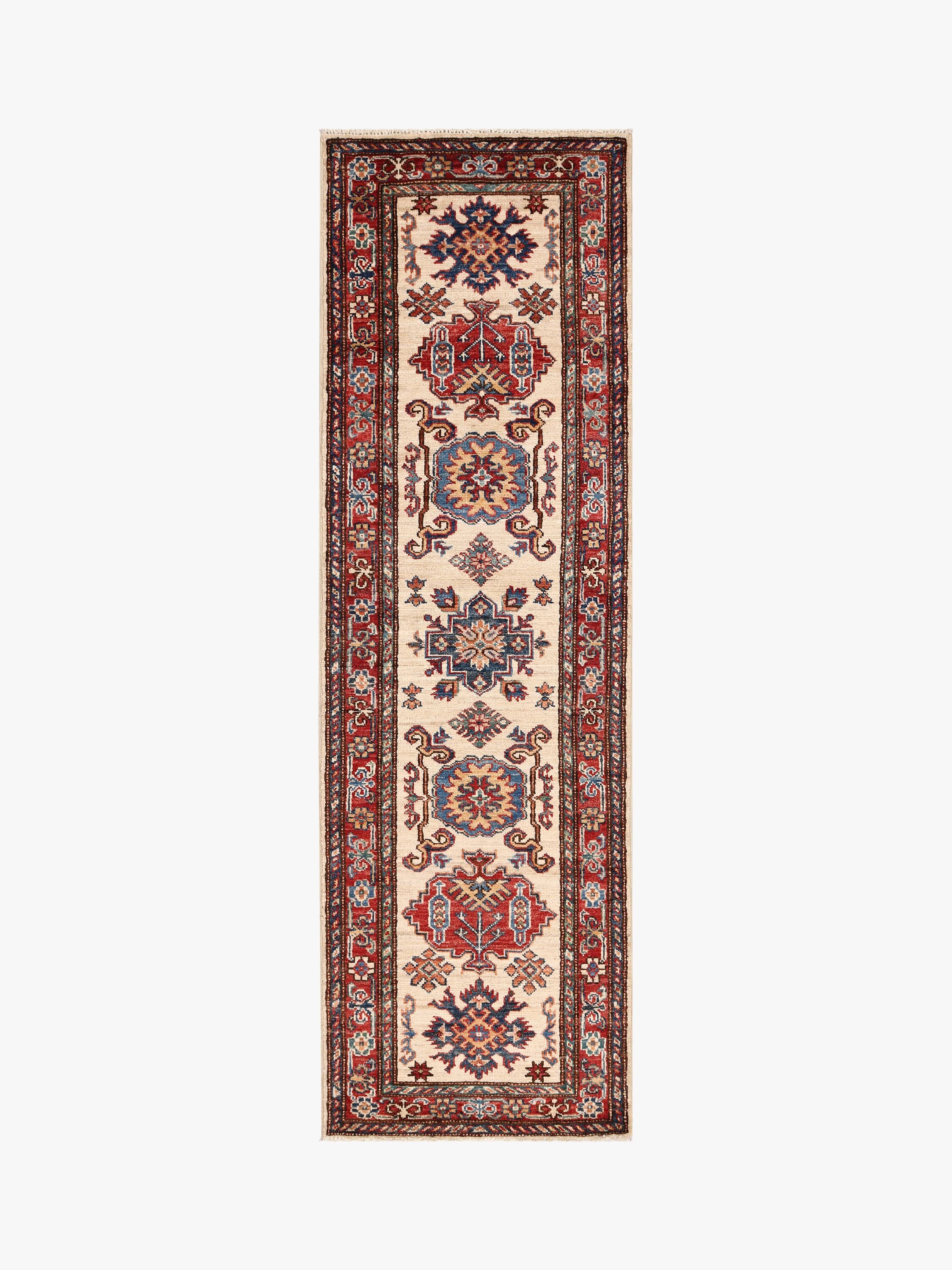 Supreme Kazak Ivory Rug PC 55421 - 1.94m X 0.61m