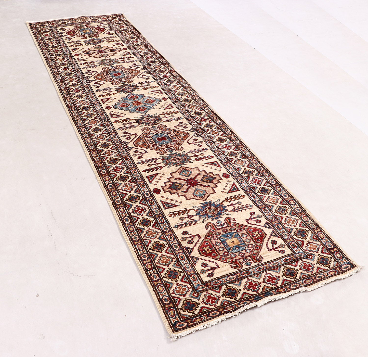 Supreme Kazak Ivory Rug PC 55419 - 2.96m X 0.81m