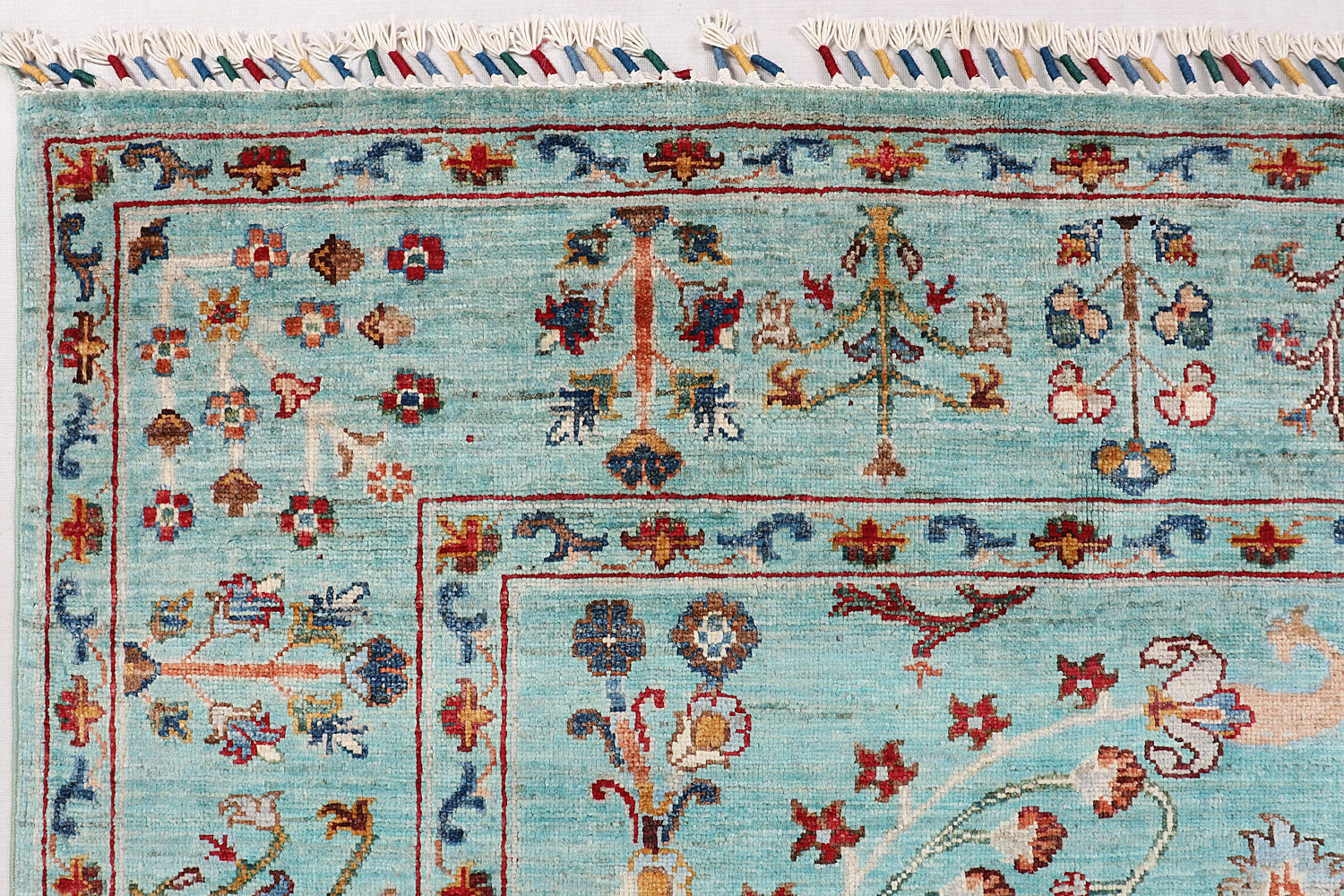 Pictorial Aqua Rug PC 55739 - 2.41m X 1.77m