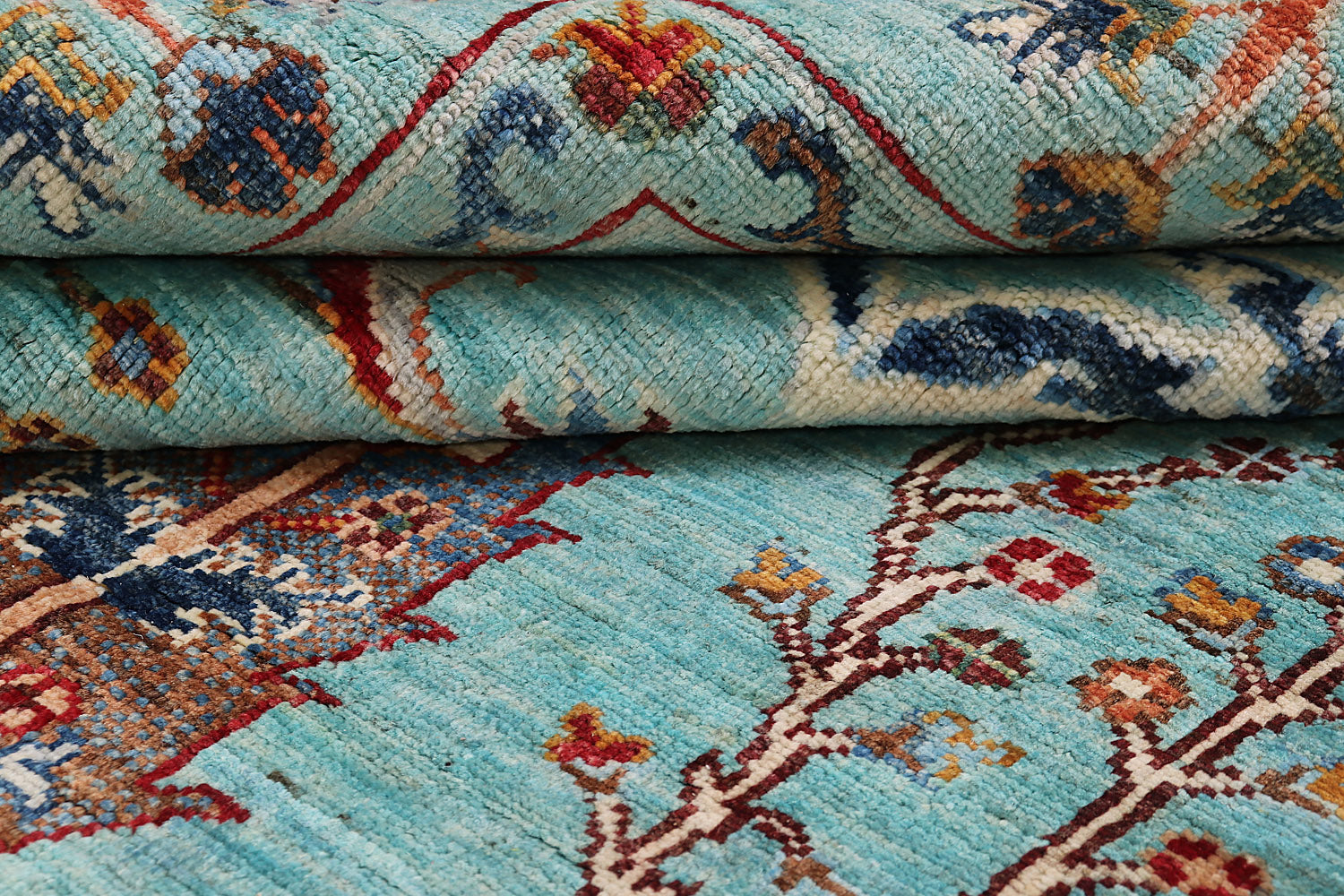 Pictorial Aqua Rug PC 55739 - 2.41m X 1.77m