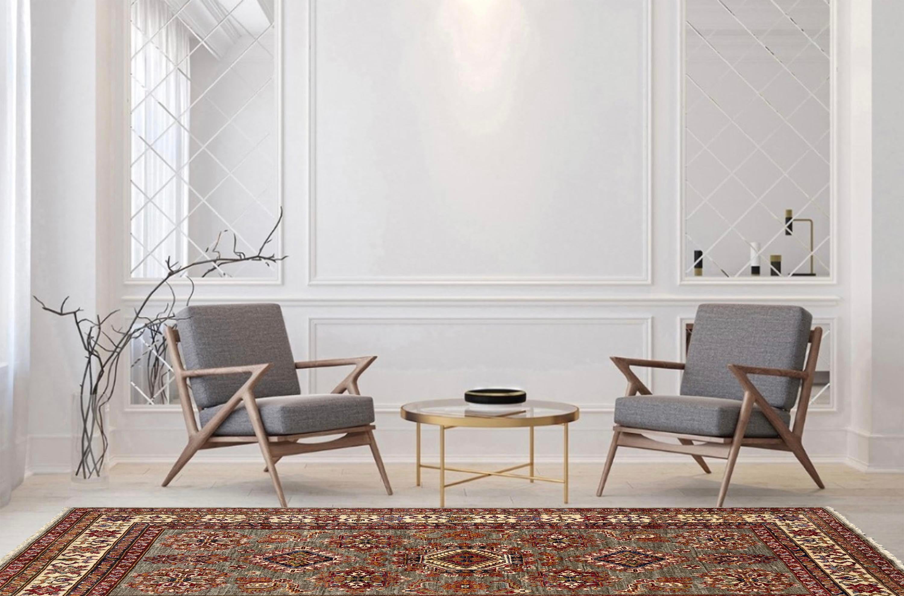 Supreme Kazak Natural Rug PC 57420 - 1.85m X 1.28m