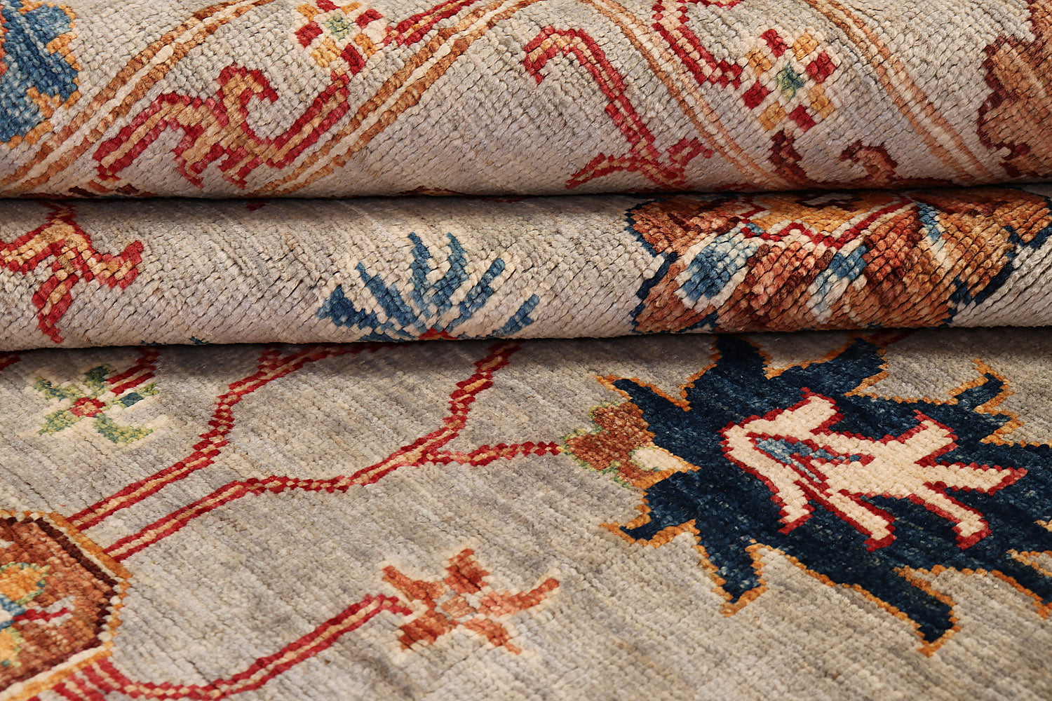 Sultani Grey Rug PC 55570 - 2.44m X 1.70m
