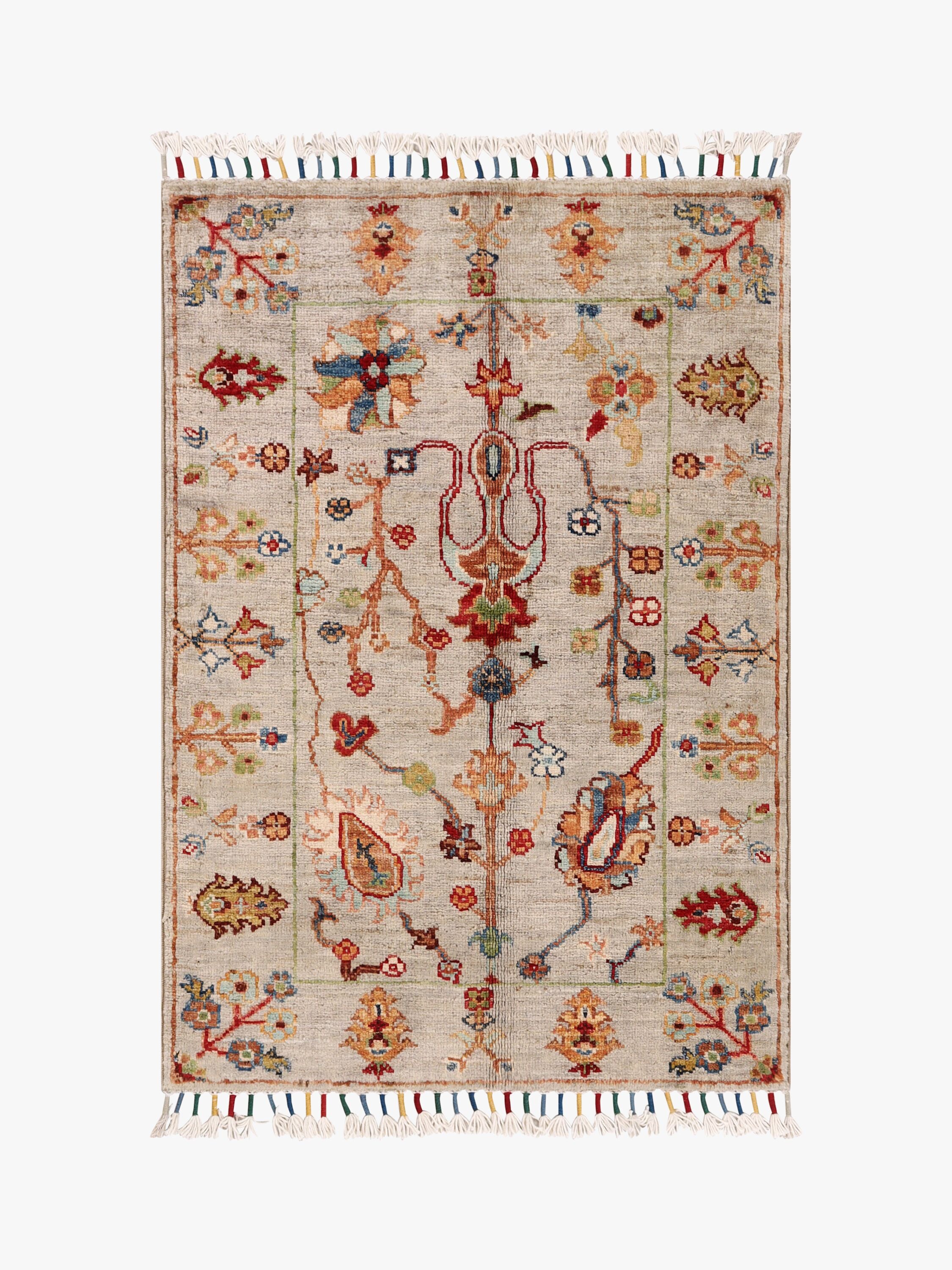 Sultani Grey Rug PC 55613 - 0.90m X 0.61m