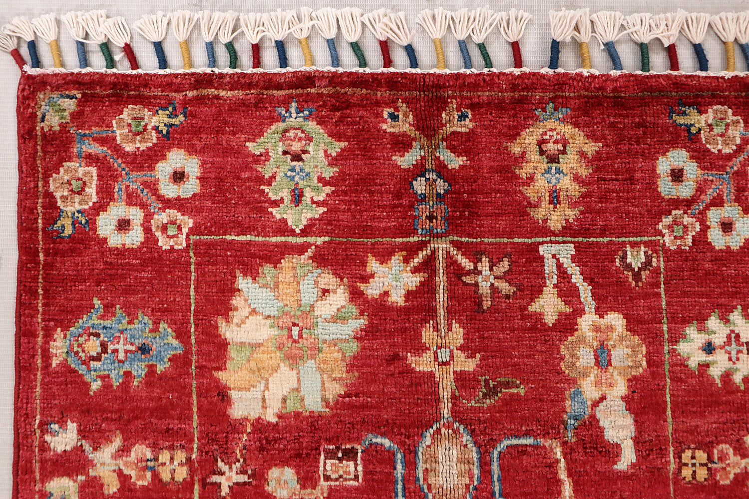 Sultani Red Rug PC 55611 - 0.95m X 0.62m