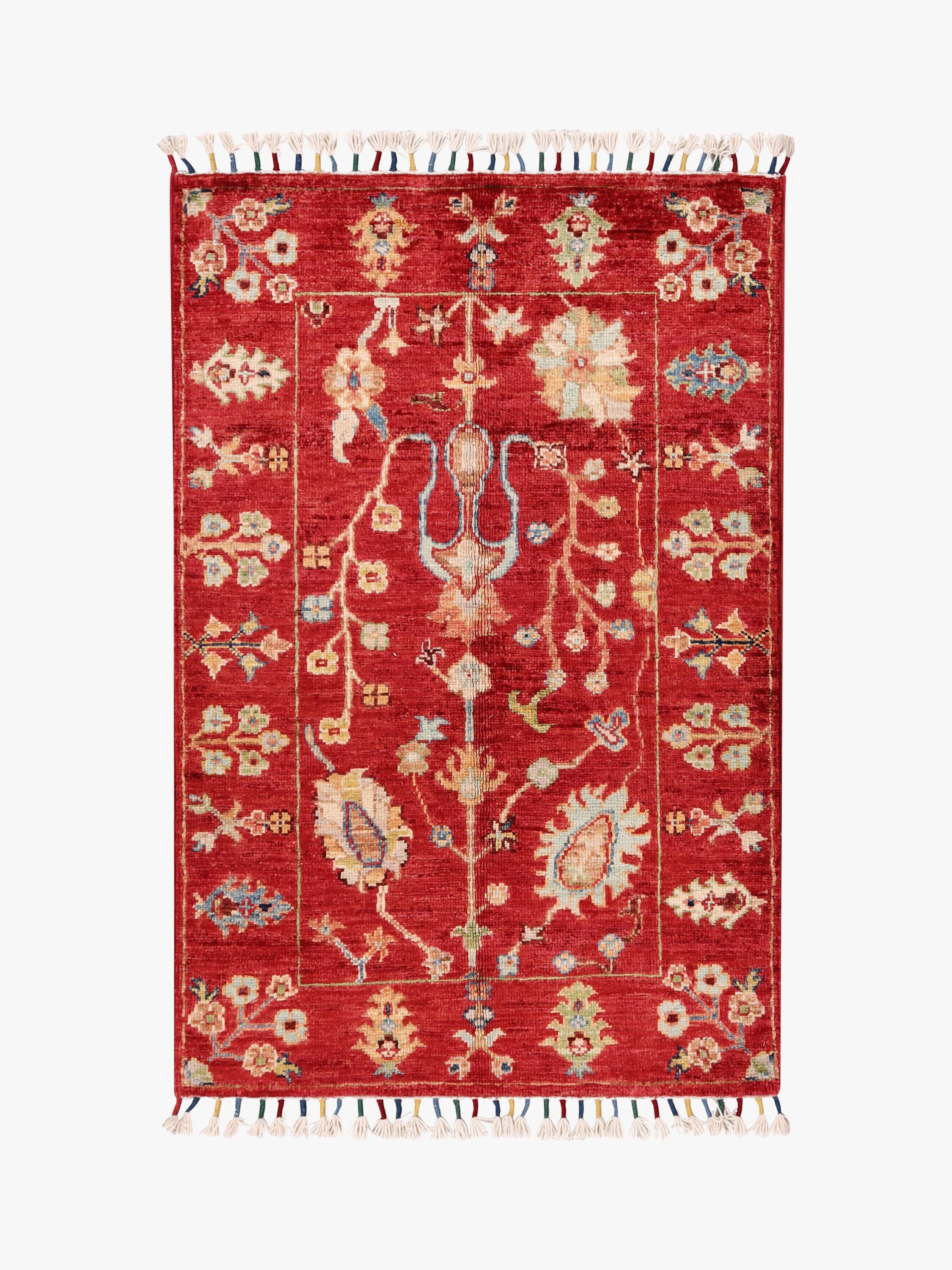 Sultani Red Rug PC 55610 - 0.93m X 0.61m