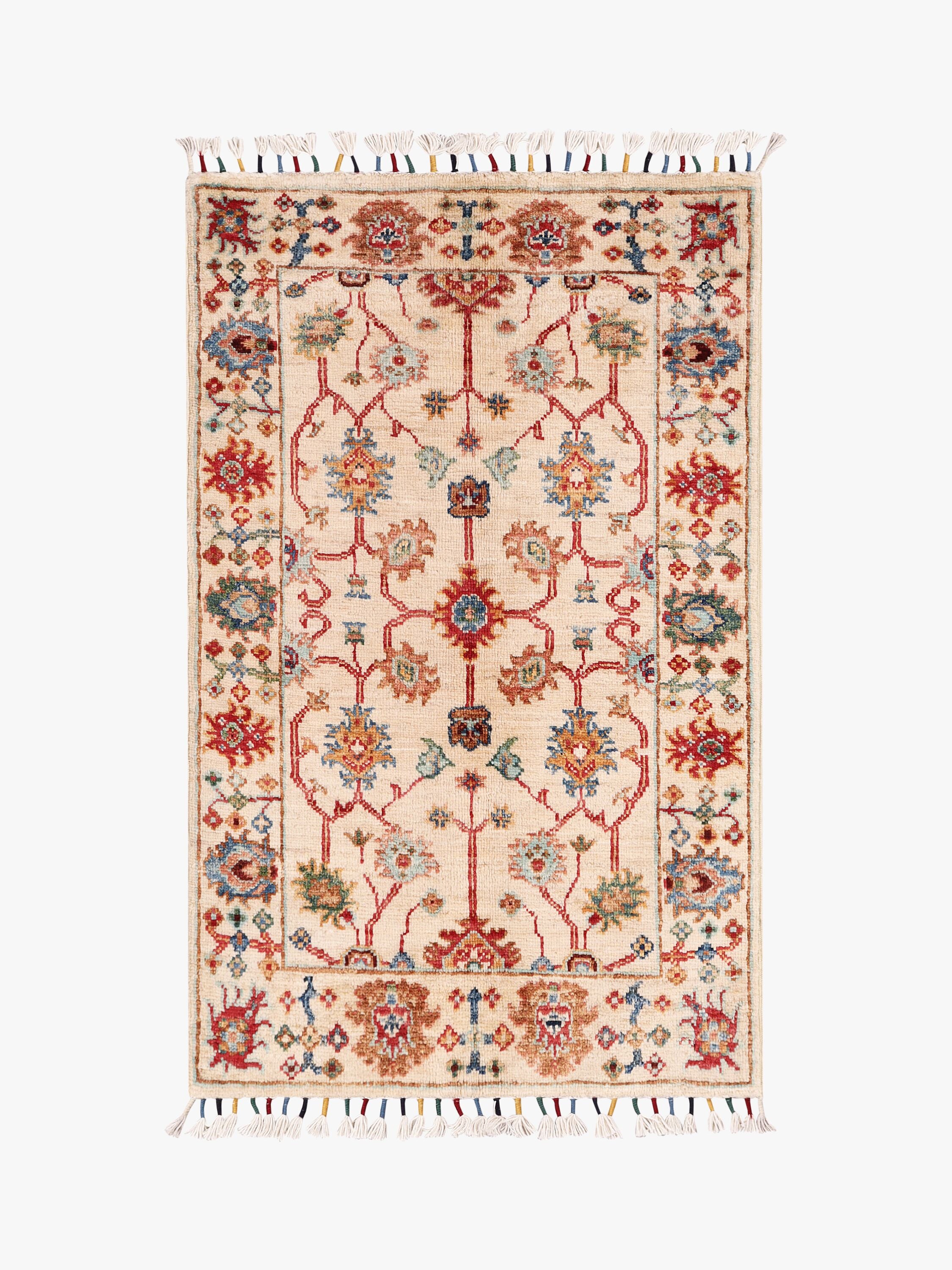 Sultani Ivory Rug PC 55515 - 0.92m X 0.59m