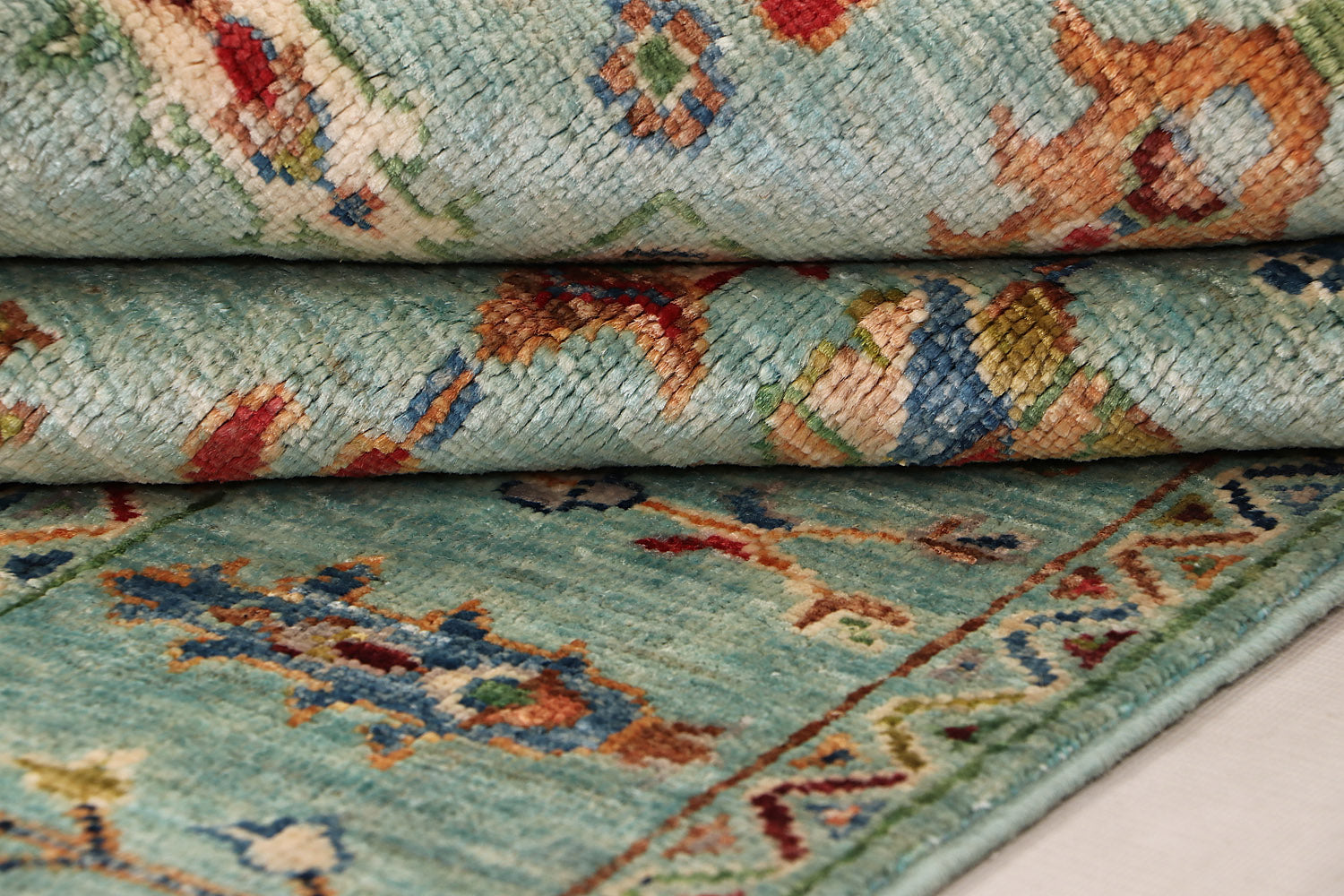 Sultani Aqua Rug PC 55638 - 1.47m X 0.93m