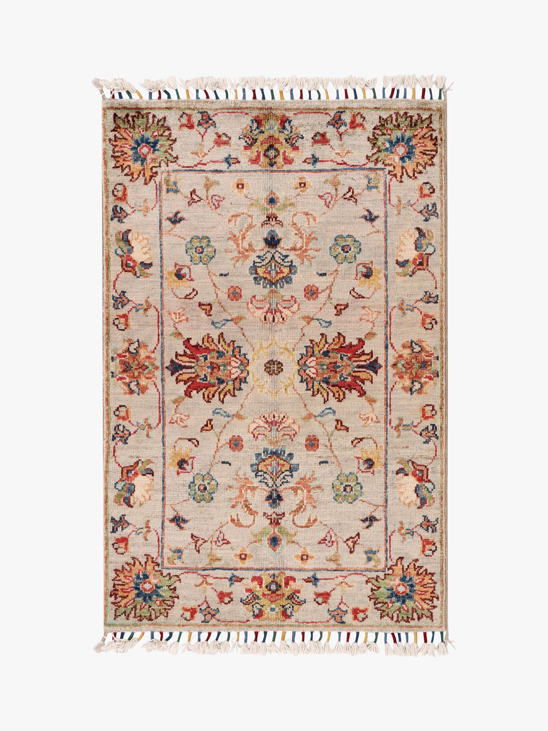 Sultani Grey Rug PC 55437 - 0.95m X 0.62m