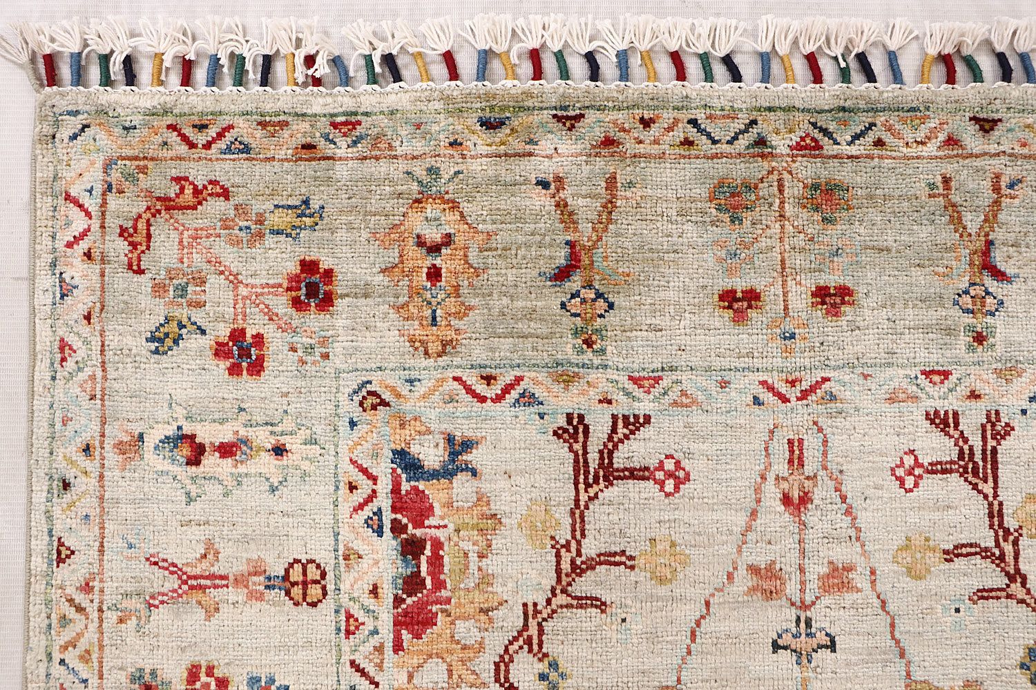 Sultani Grey Rug PC 55639 - 1.48m X 0.95m