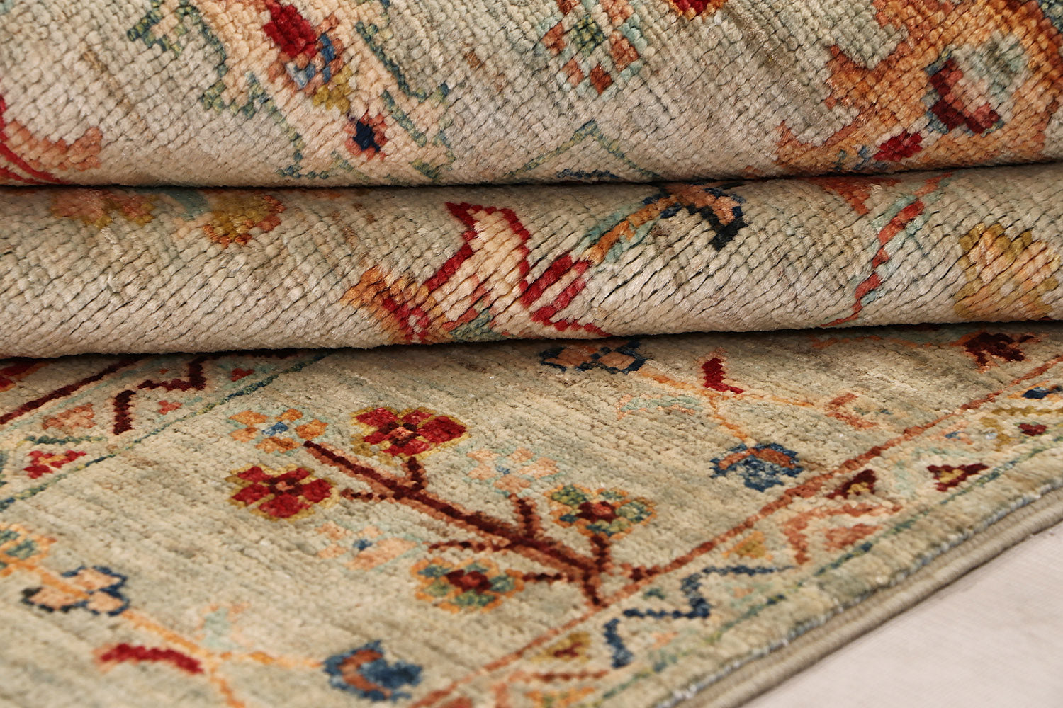Sultani Grey Rug PC 55639 - 1.48m X 0.95m