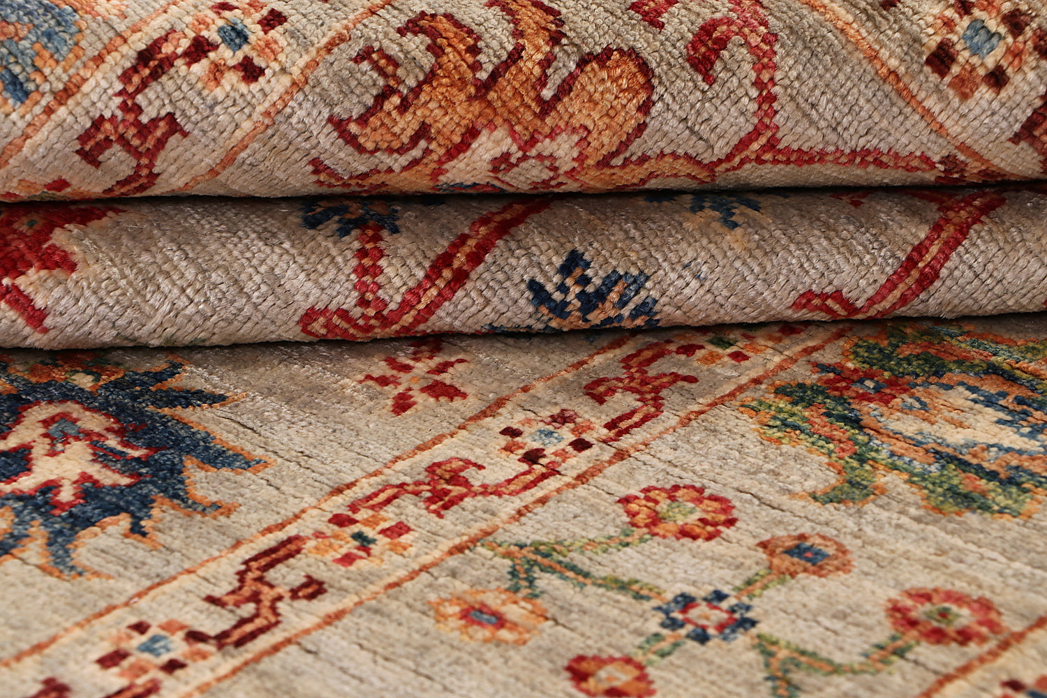 Sultani Grey Rug PC 55562 - 1.83m X 1.21m