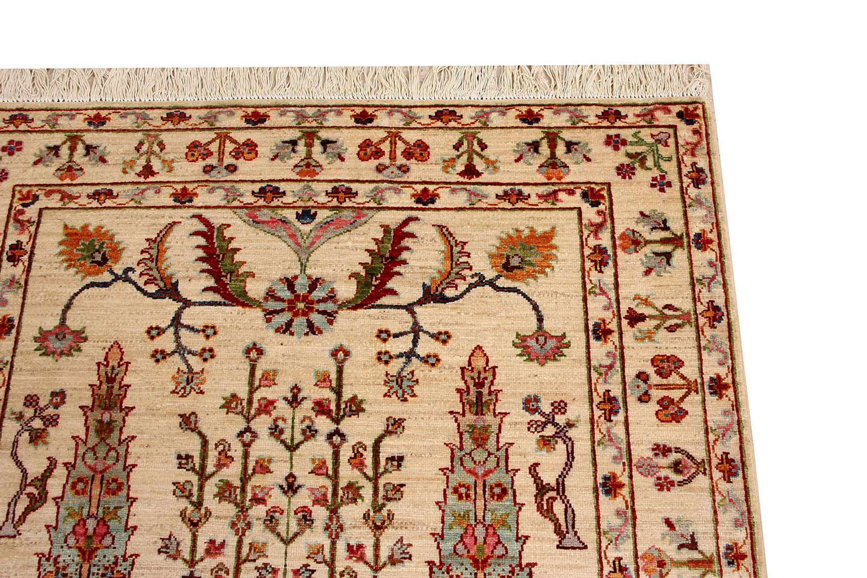 Pictorial Ivory Rug PC 51287 - 1.87m X 1.22m