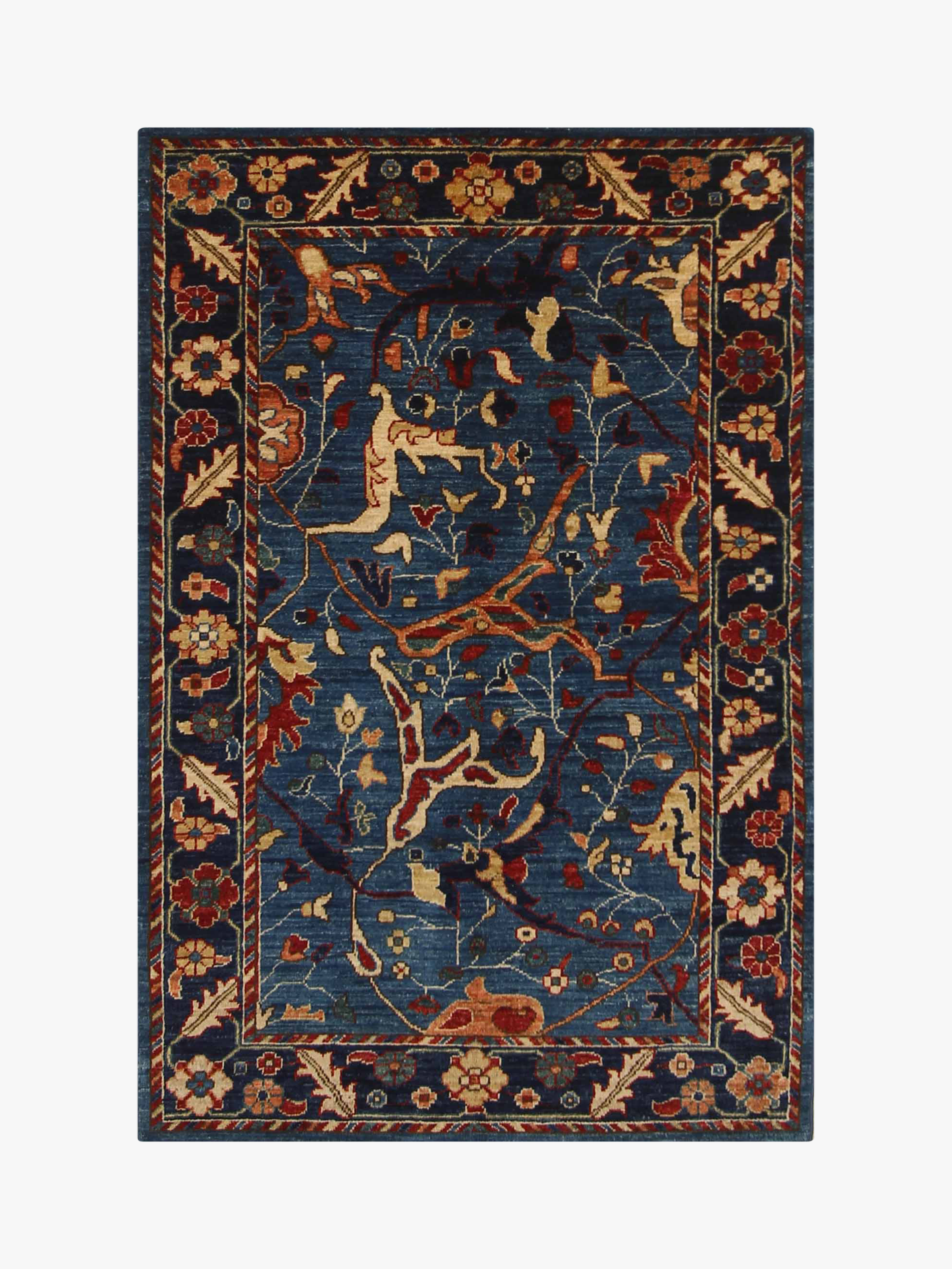 Fine Aryana Blue PC 53072 - 1.48m X 0.96m