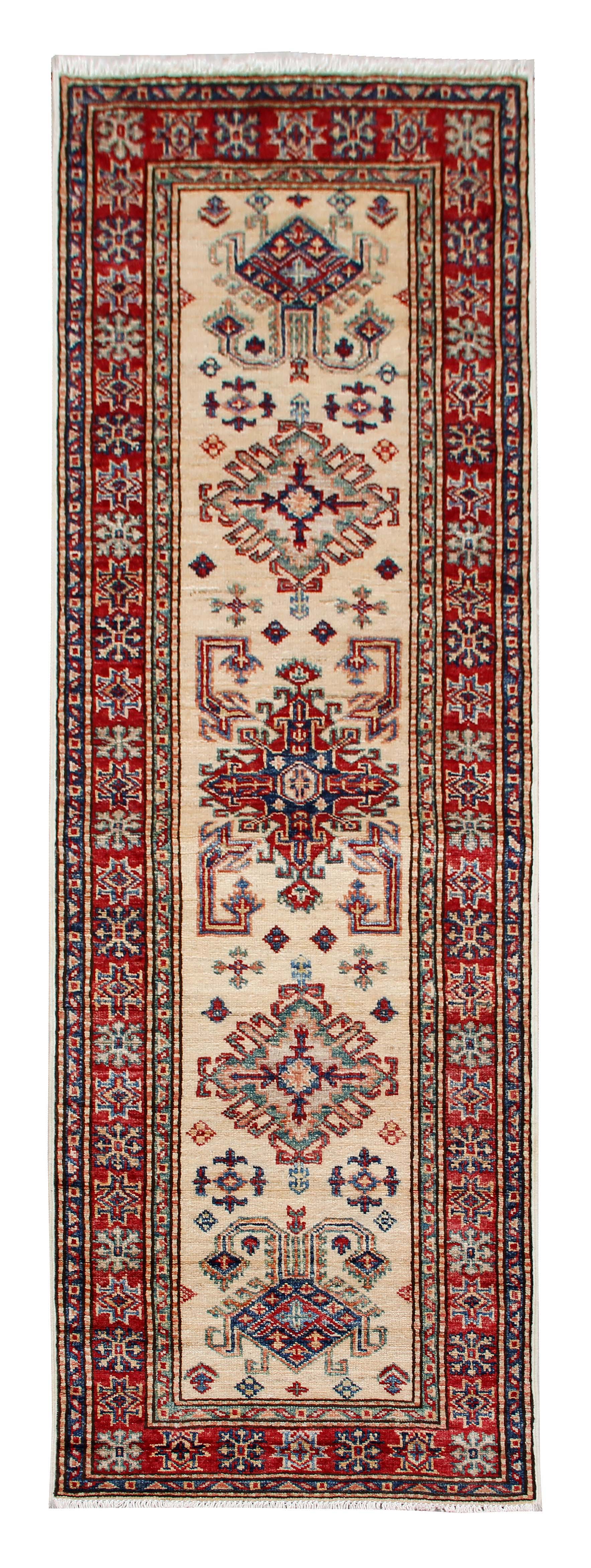 Supreme Kazak Beige Rug PC 51678 - 1.77m X 0.60m