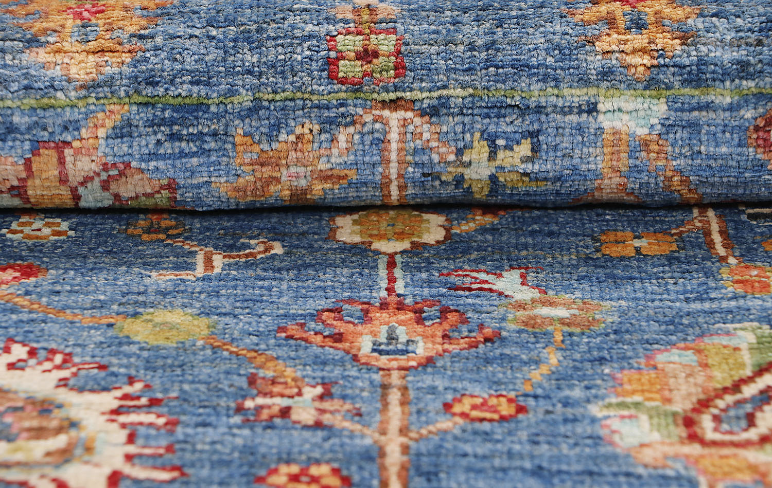Sultani Blue Rug PC 56832 - 0.88m X 0.63m