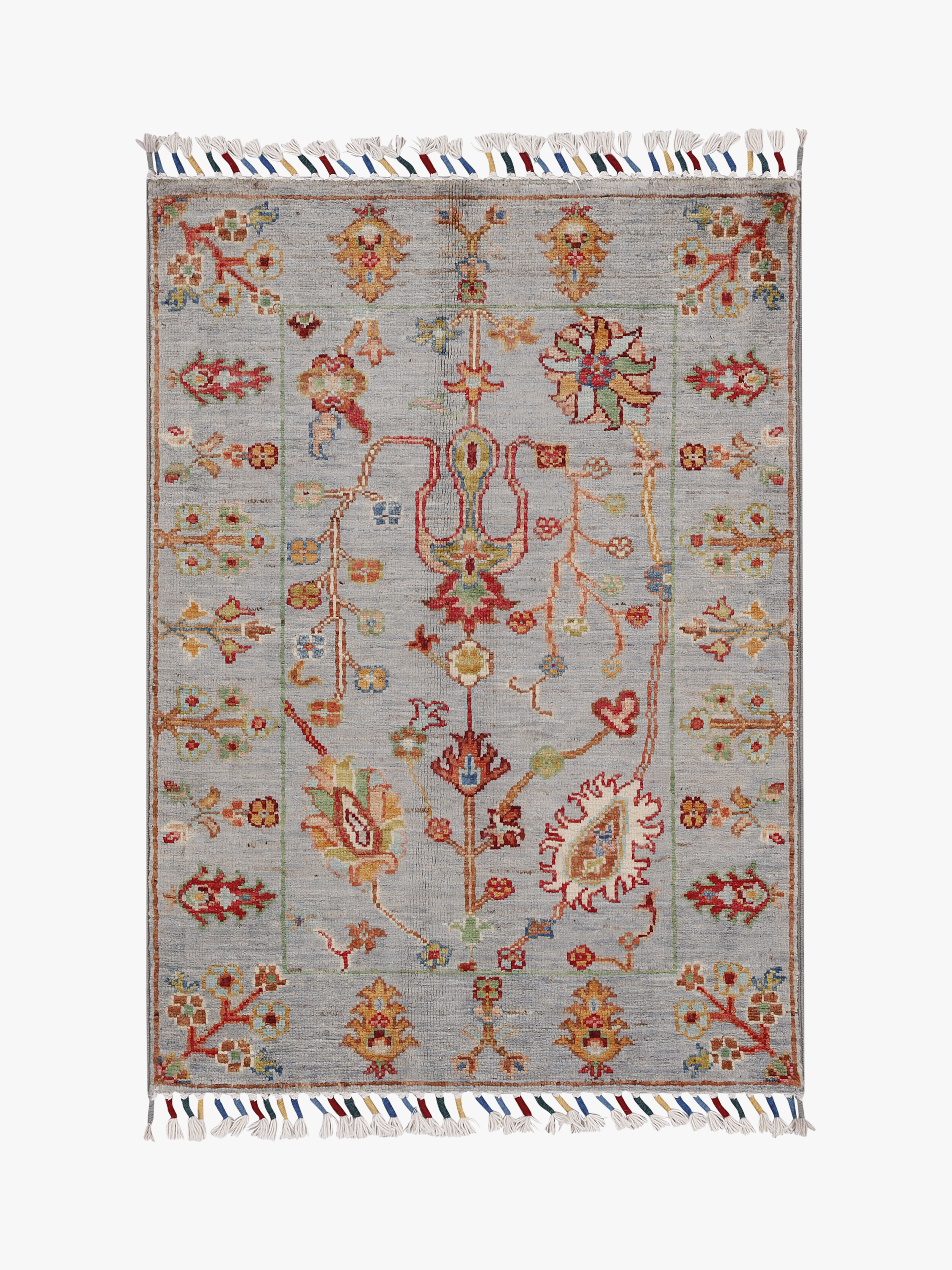 Sultani Grey Rug PC 56829 - 0.89m X 0.65m