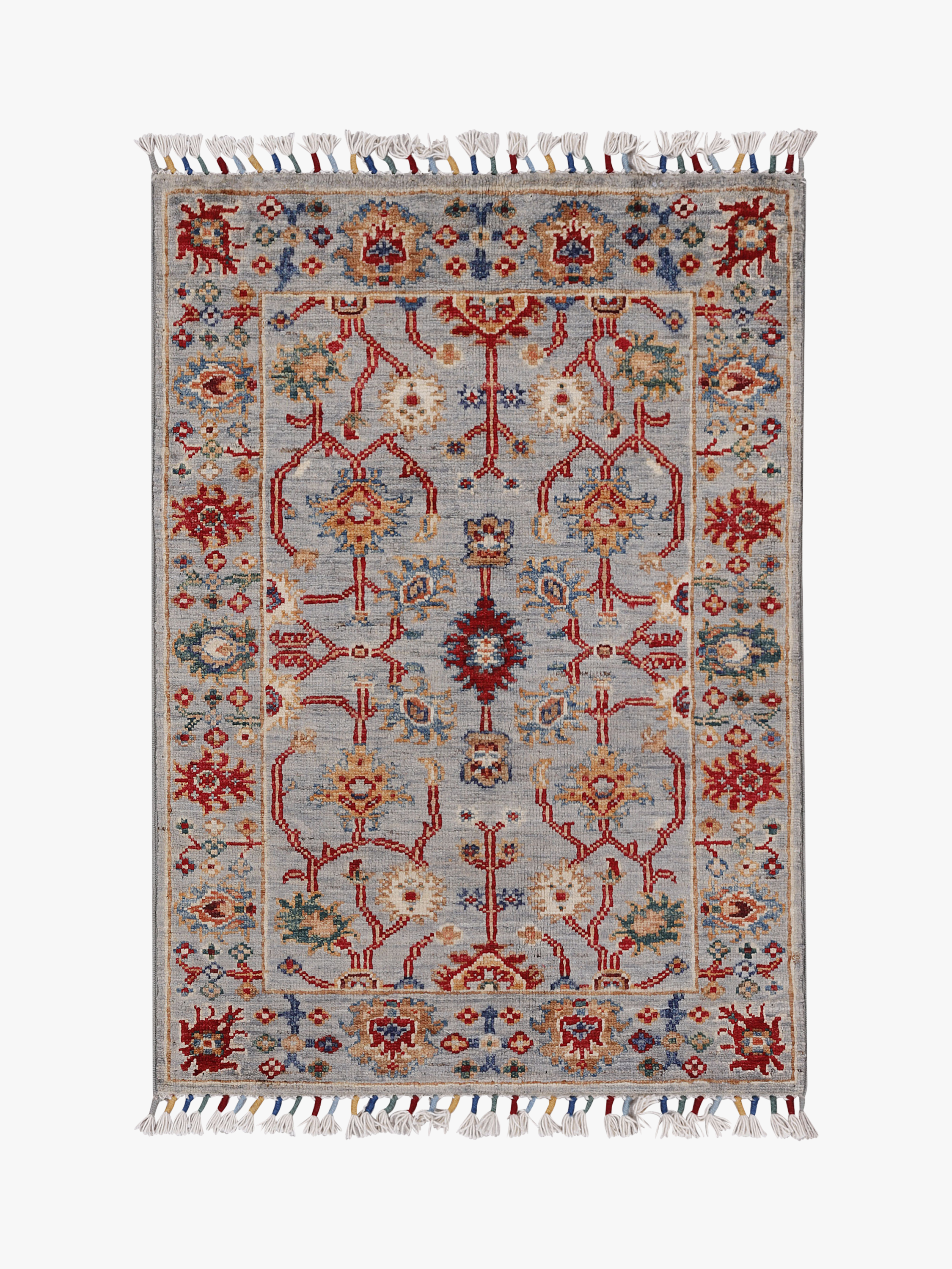 Sultani Grey Rug PC 56767 - 0.89m X 0.63m
