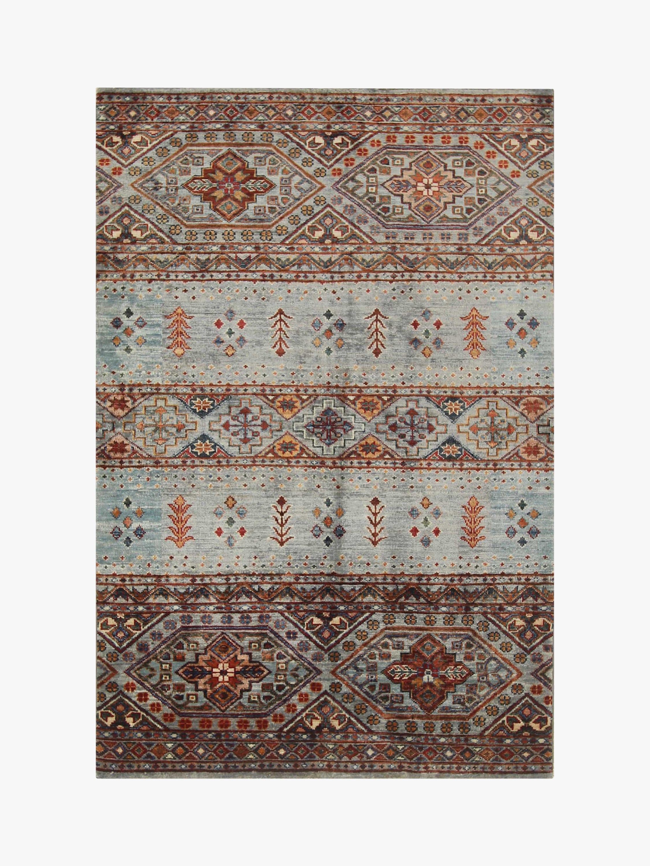 Khurjeen Grey Rug PC 55893 - 1.52m X 1.04m