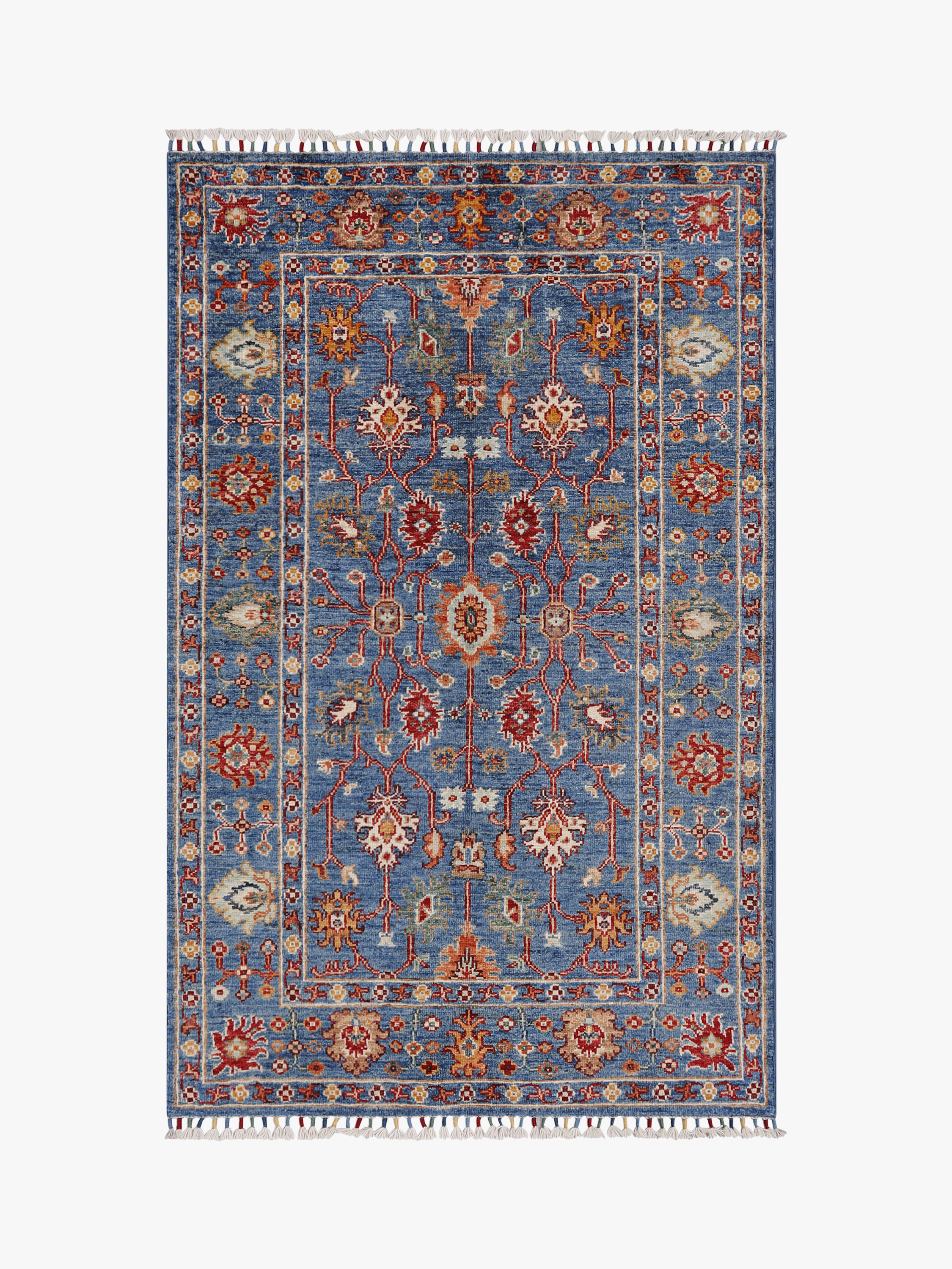 Sultani Blue Rug PC 56746 - 1.48m X 0.94m