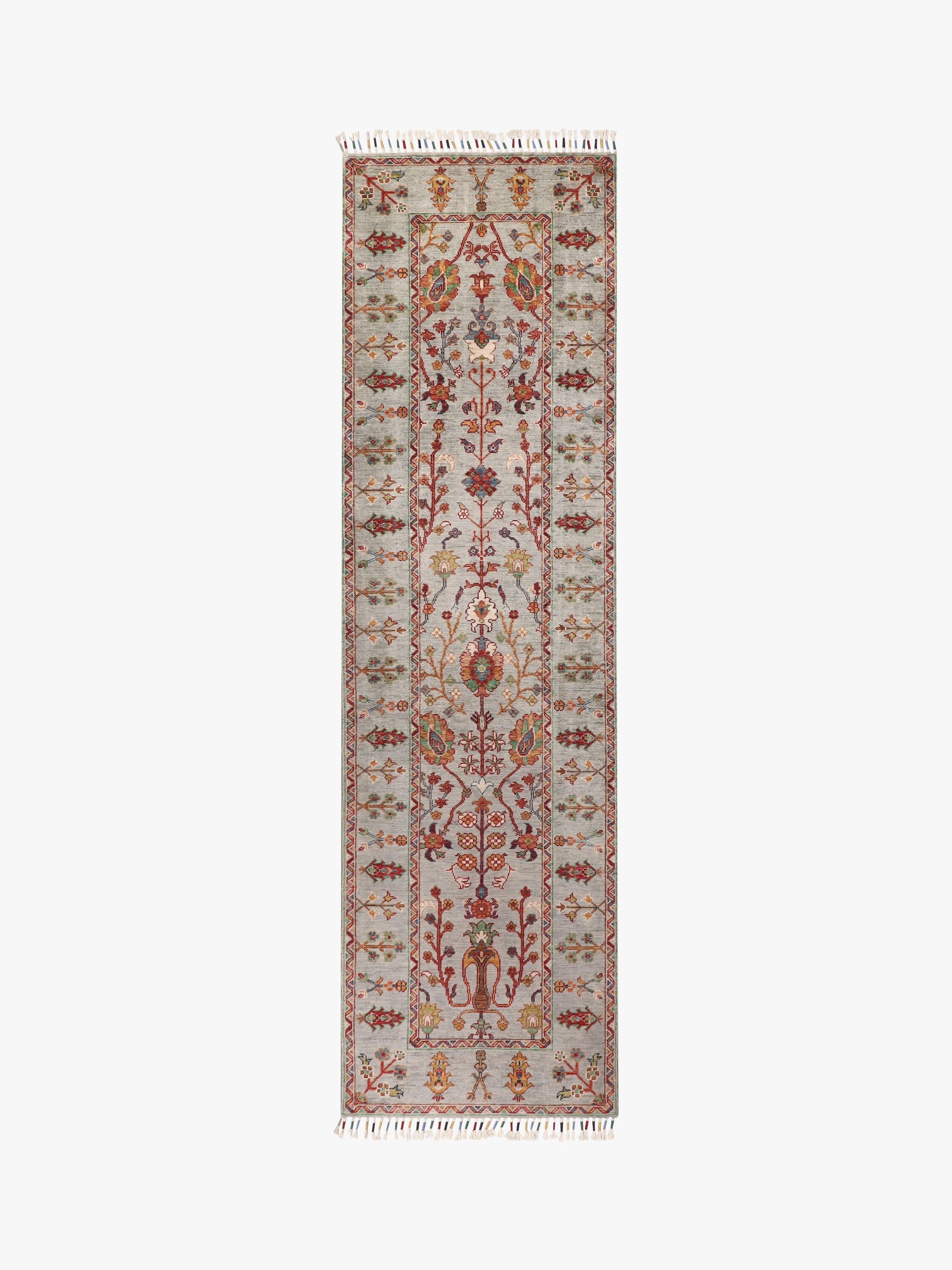 Sultani Grey Rug PC 55714 - 2.43m X 0.70m