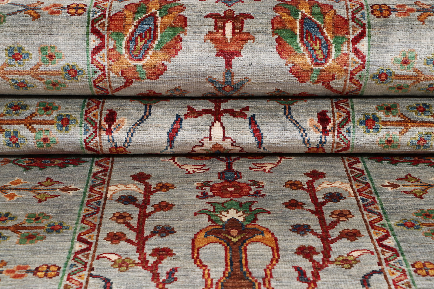 Sultani Grey Rug PC 55714 - 2.43m X 0.70m