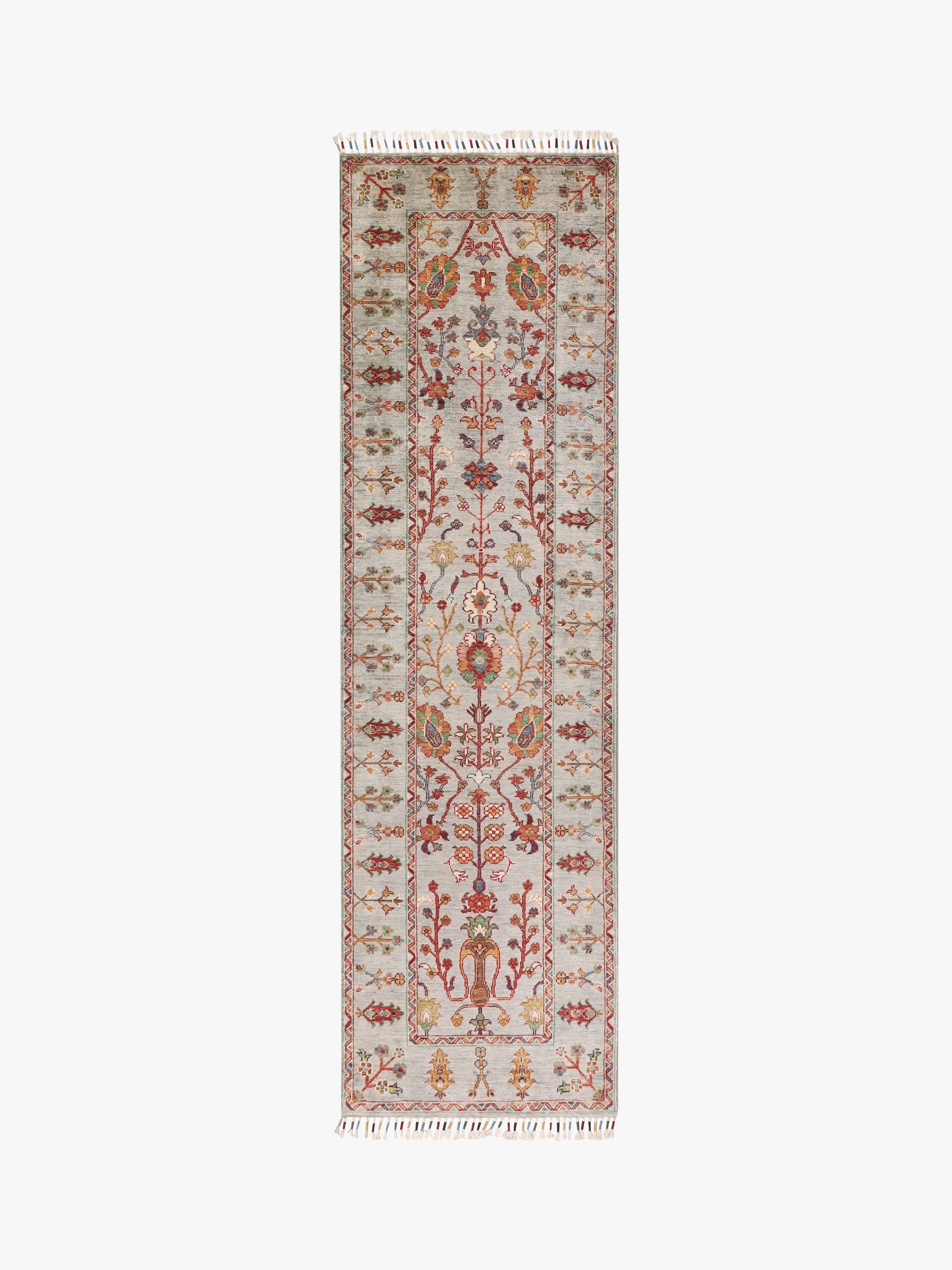 Sultani Grey Rug PC 55717 - 2.43m X 0.71m