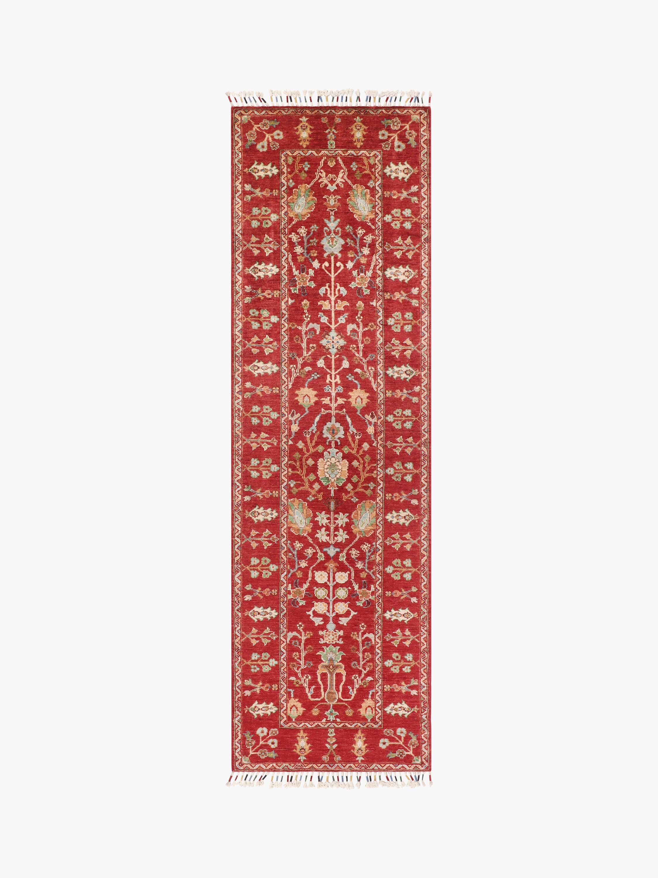 Sultani Red Rug PC 55715 - 2.43m X 0.74m