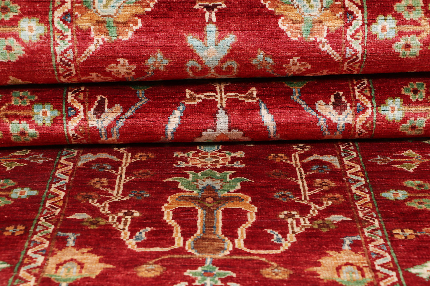 Sultani Red Rug PC 55715 - 2.43m X 0.74m