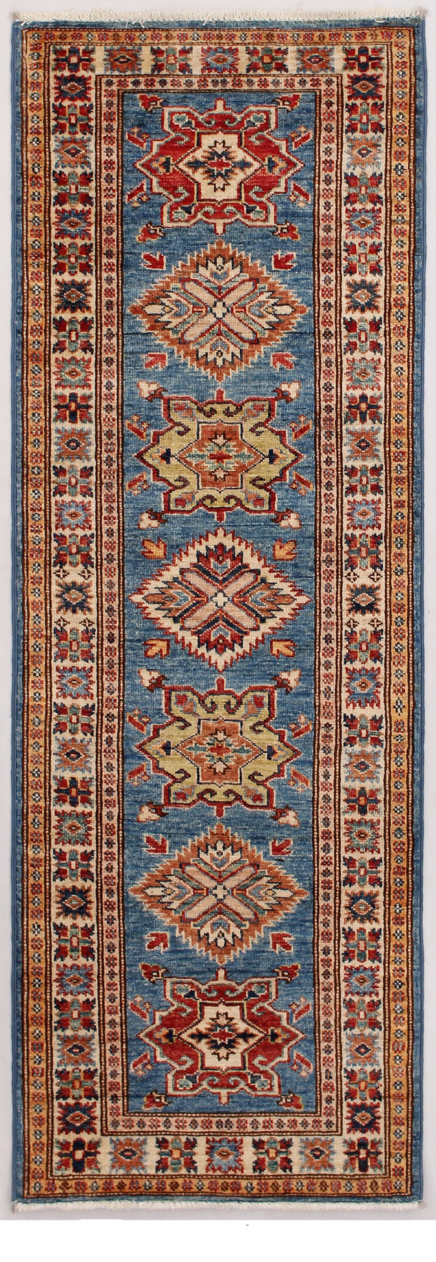 Supreme Kazak Blue Rug PC 54578 - 1.82m X 0.62m