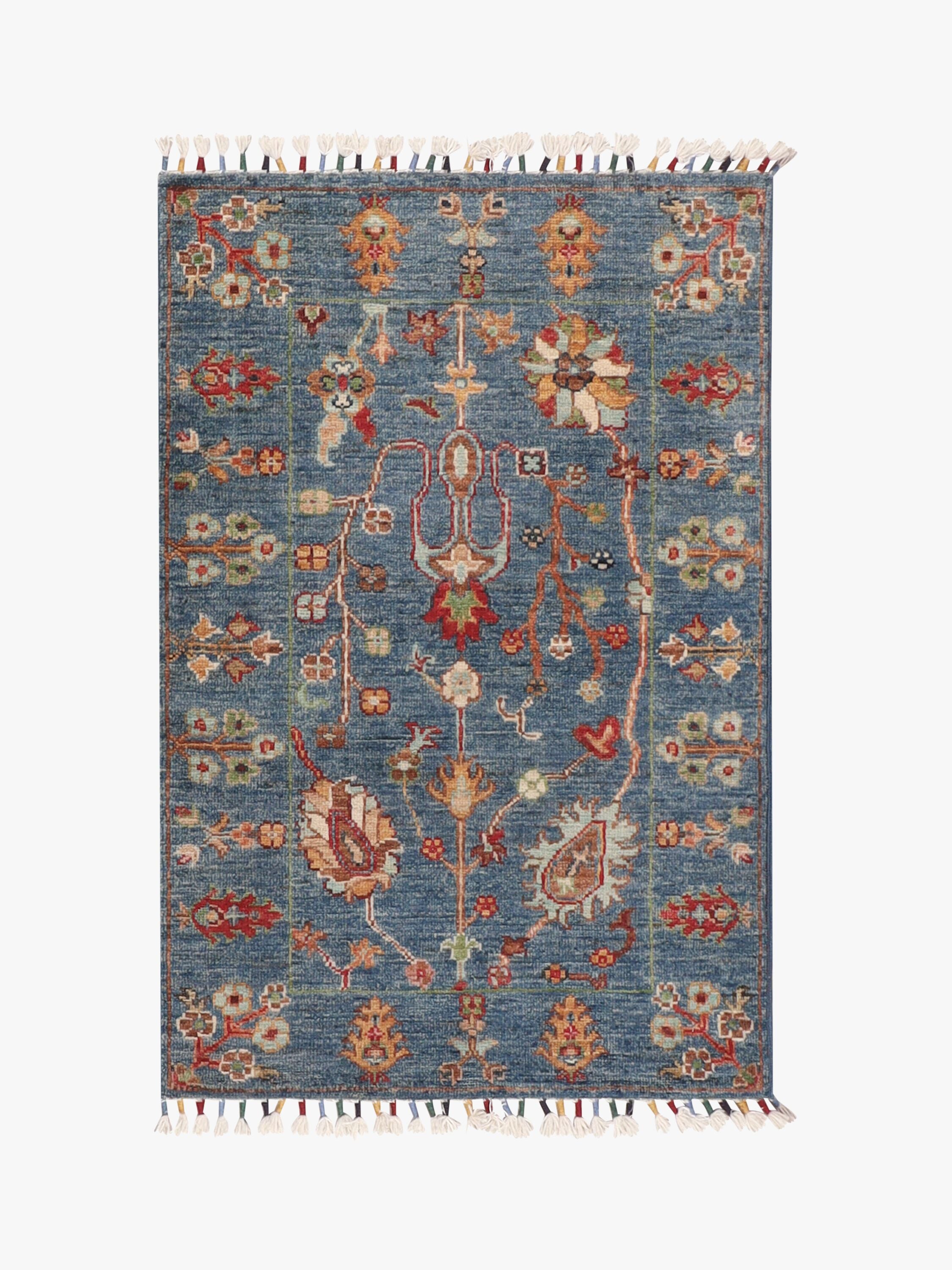Sultani Blue Rug PC 55629 - 0.90m X 0.60m