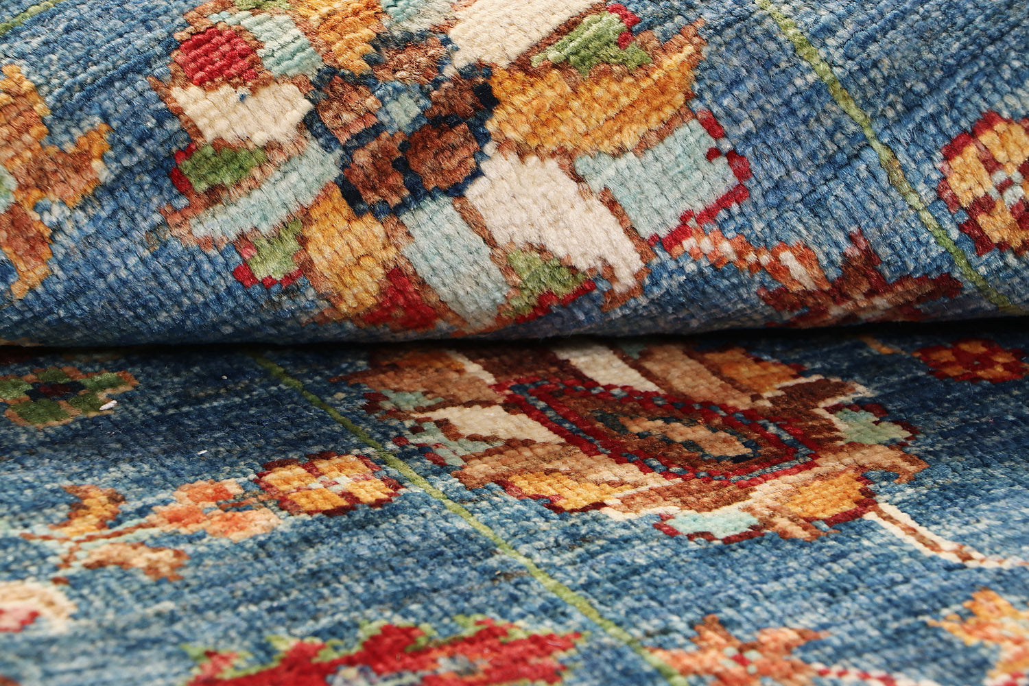 Sultani Blue Rug PC 55629 - 0.90m X 0.60m