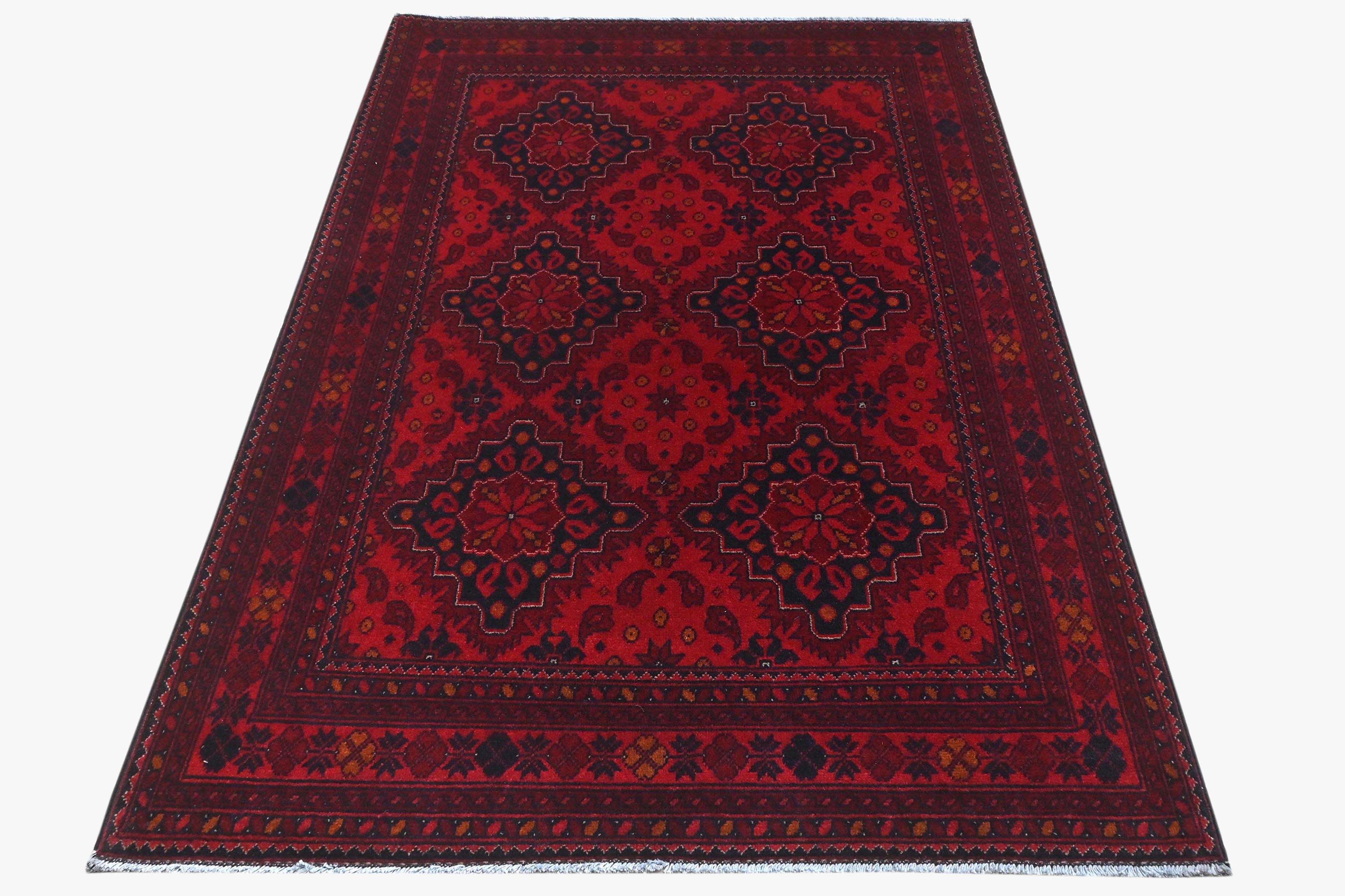 Khal Mohammadi Red Rug PC 57749 - 1.94m X 1.23m
