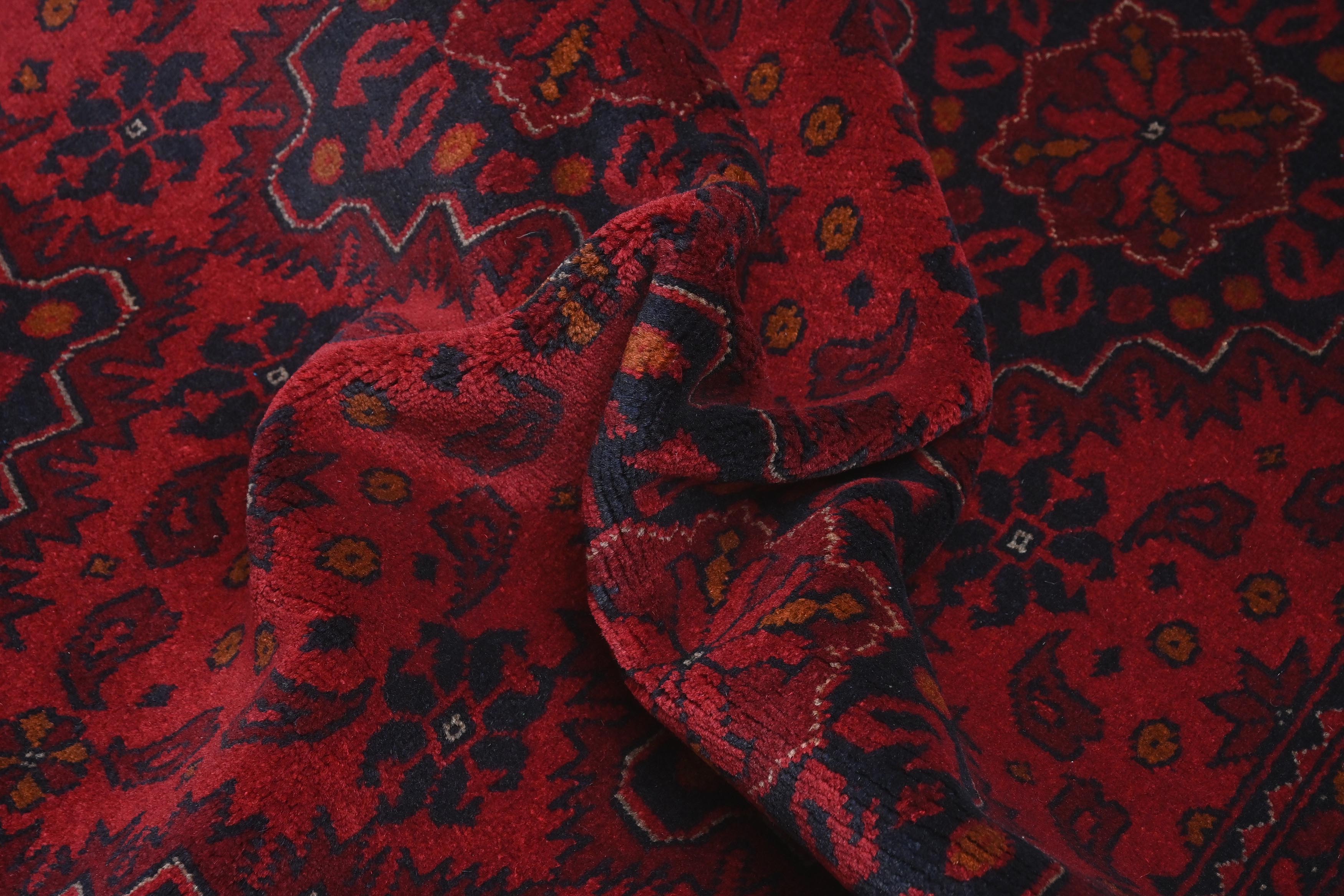Khal Mohammadi Red Rug PC 57749 - 1.94m X 1.23m