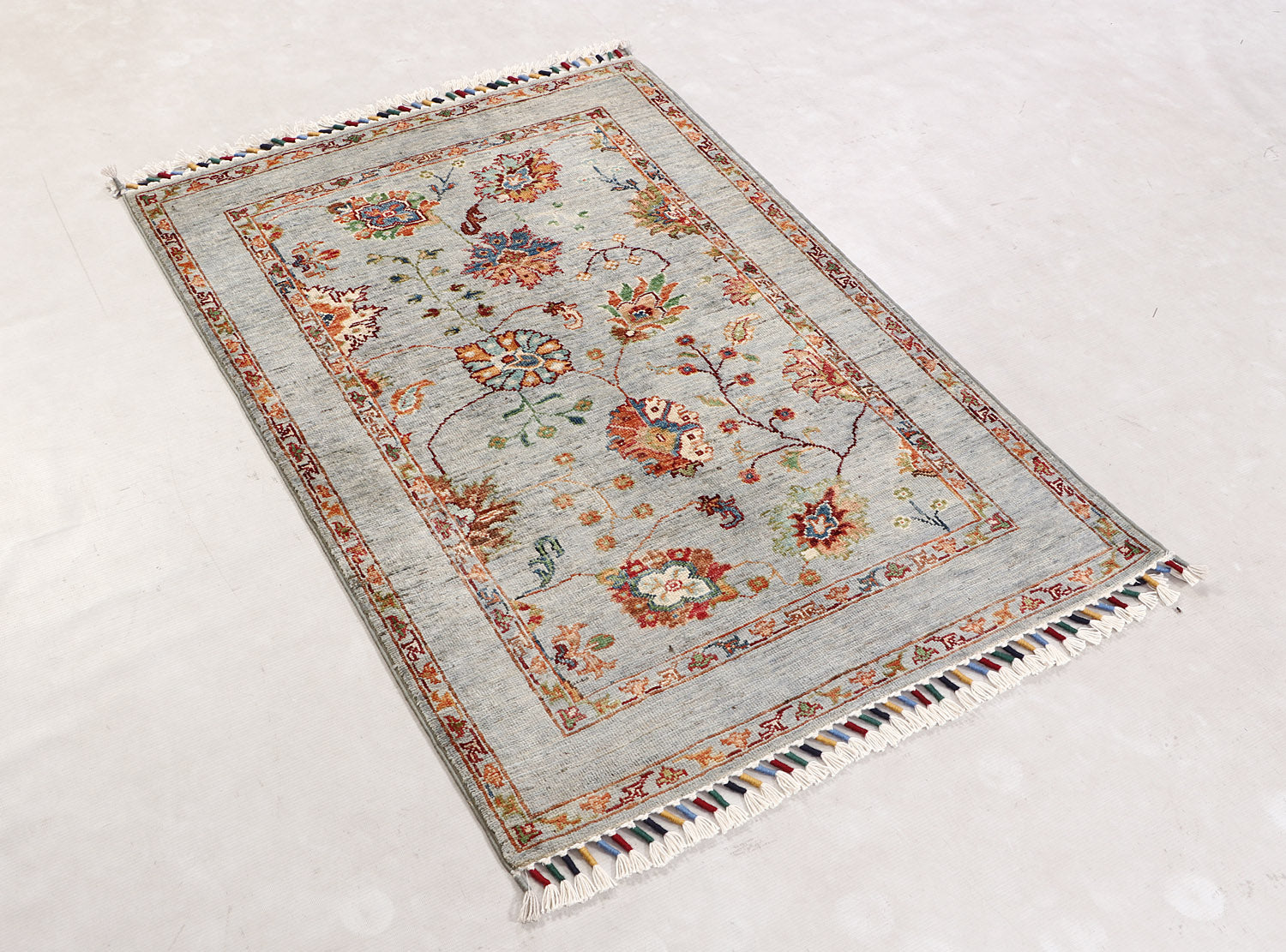Sultani Grey Rug PC 55796 - 1.19m X 0.81m