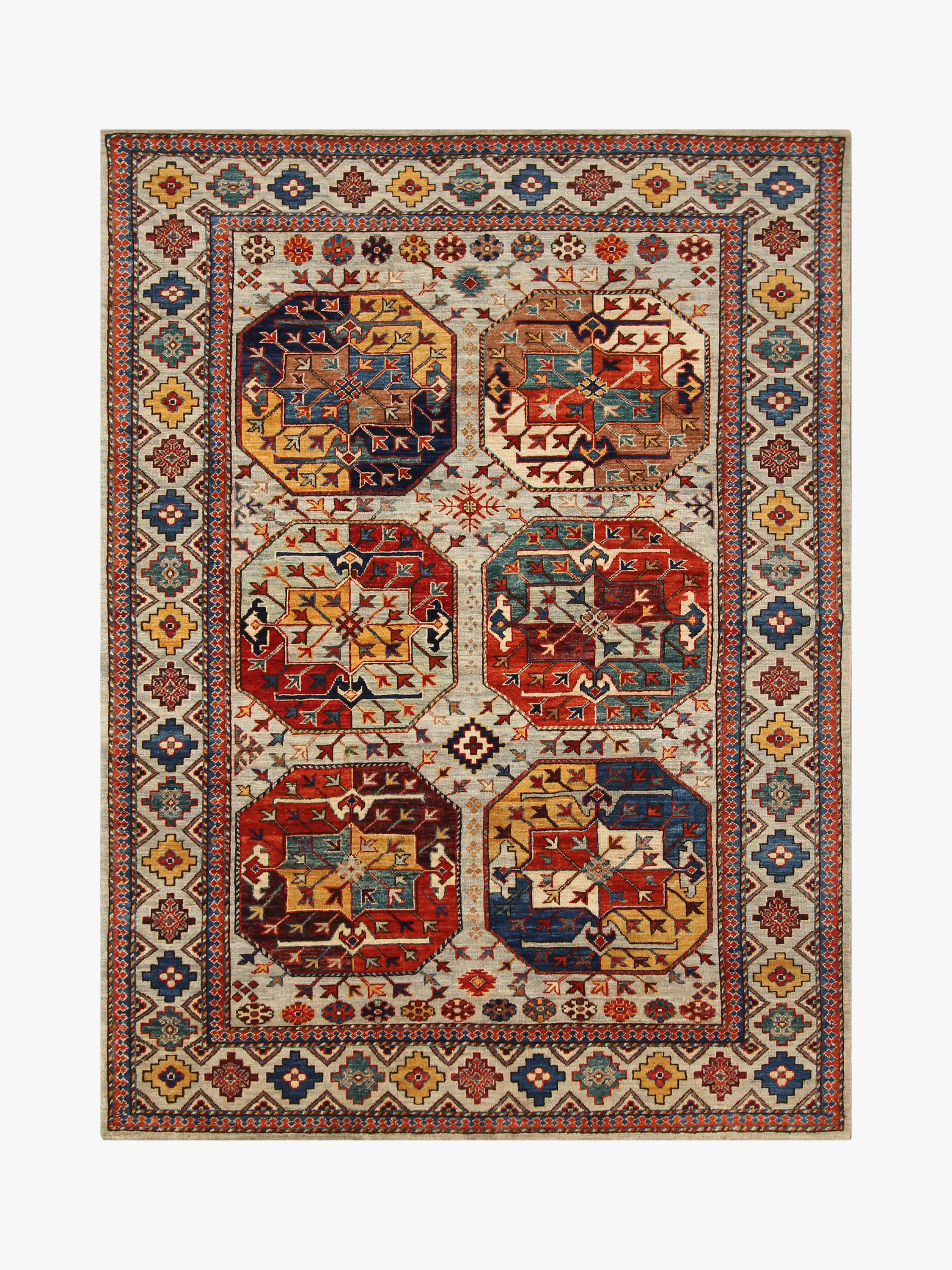 Ersari Grey Rug PC 54747 - 1.48m X 2.04m