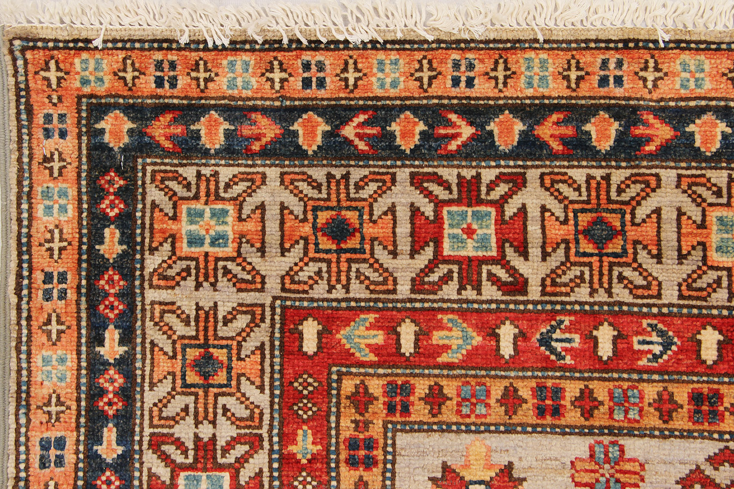 Supreme Kazak Grey Rug PC 54475 - 1.47m X 1.01m
