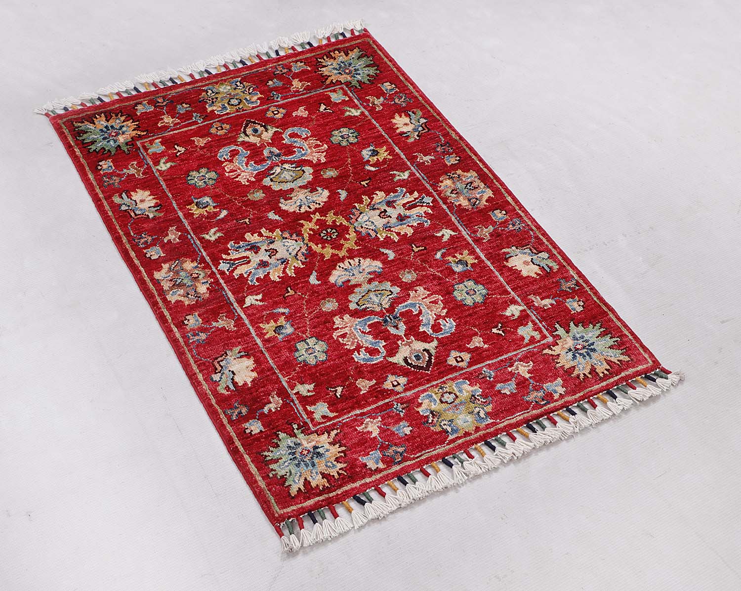 Sultani Red Rug PC 56684 - 0.89m X 0.62m