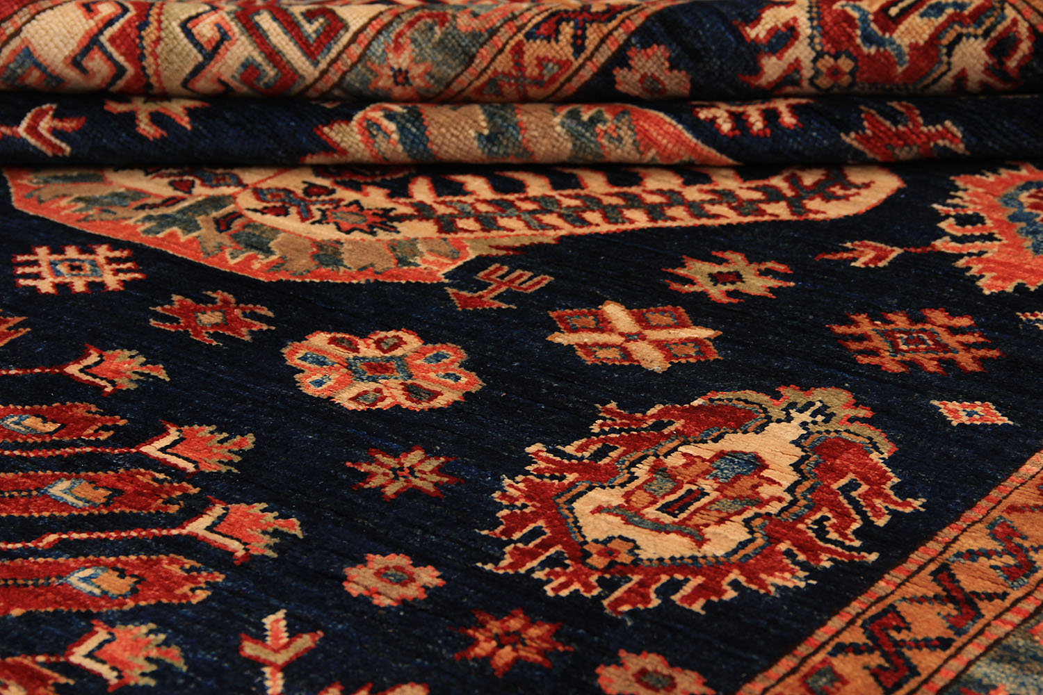 Supreme Kazak Blue Rug PC 54531 - 2.41m X 1.72m