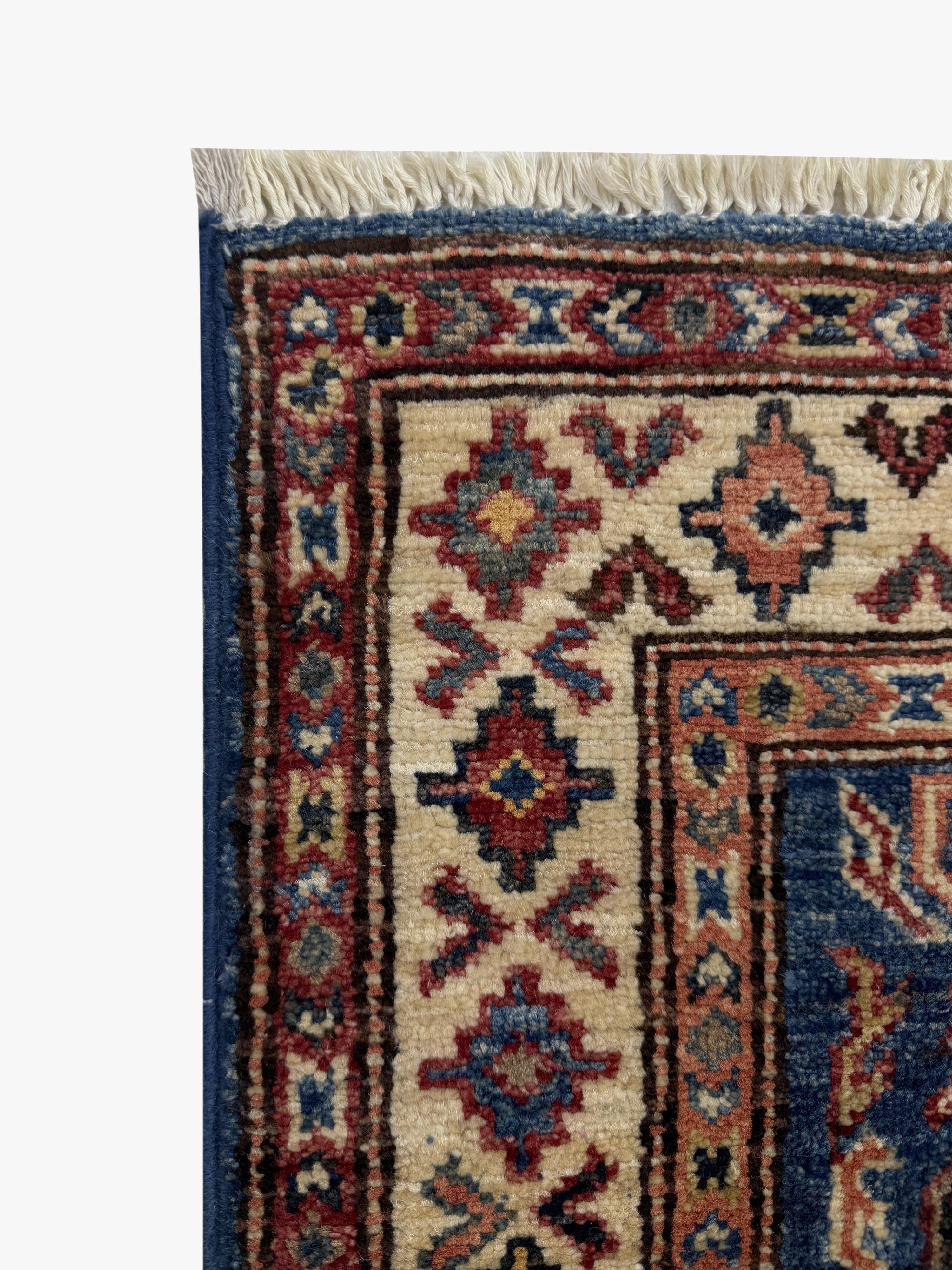 Supreme Kazak Blue Rug PC 57422 - 1.84m X 0.61m