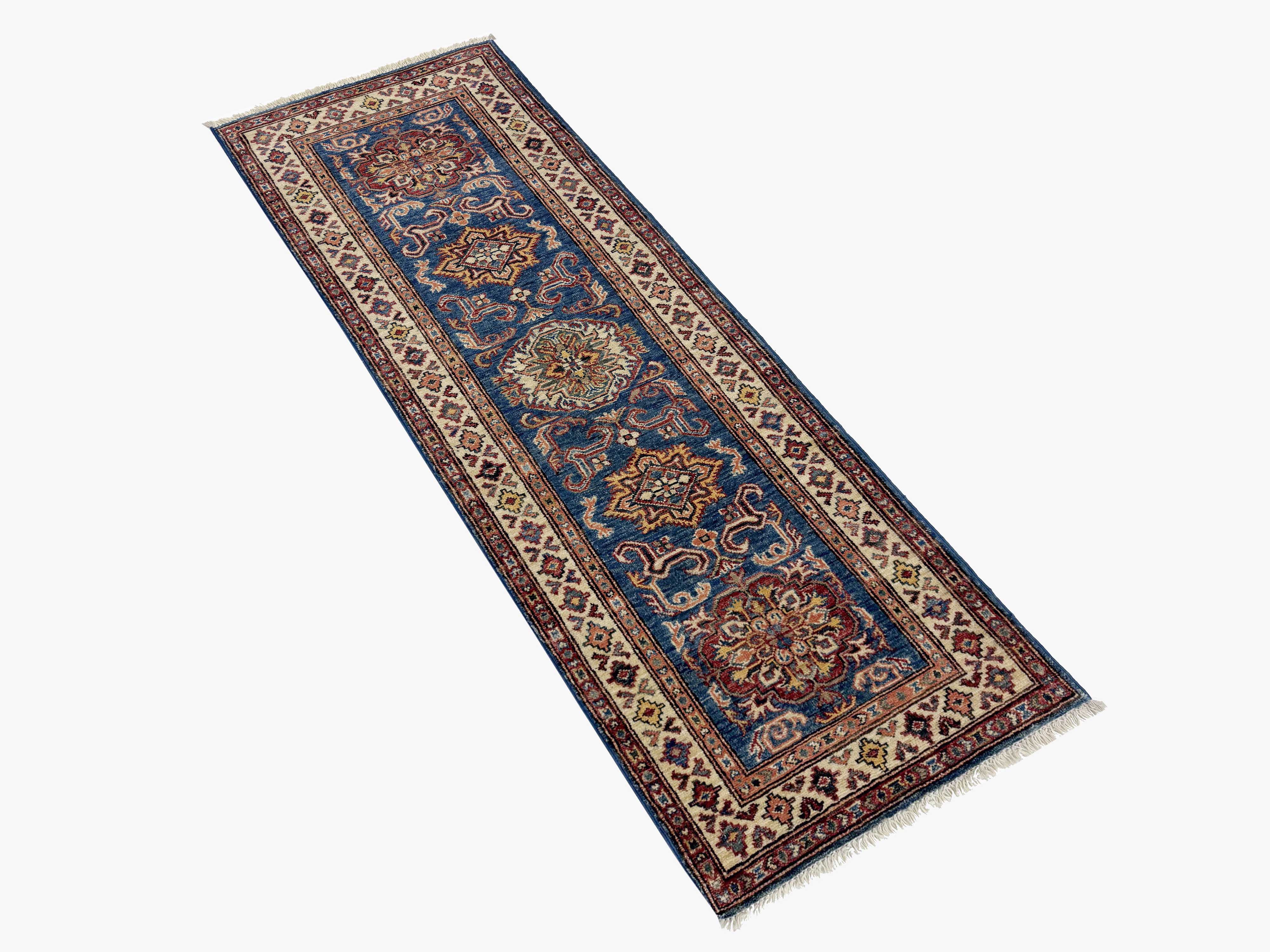 Supreme Kazak Blue Rug PC 57422 - 1.84m X 0.61m